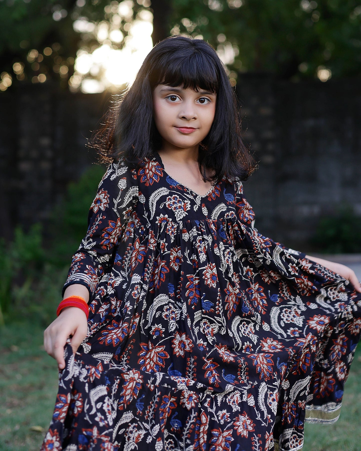 Nemo Handblock Tier Sharara Set My Store