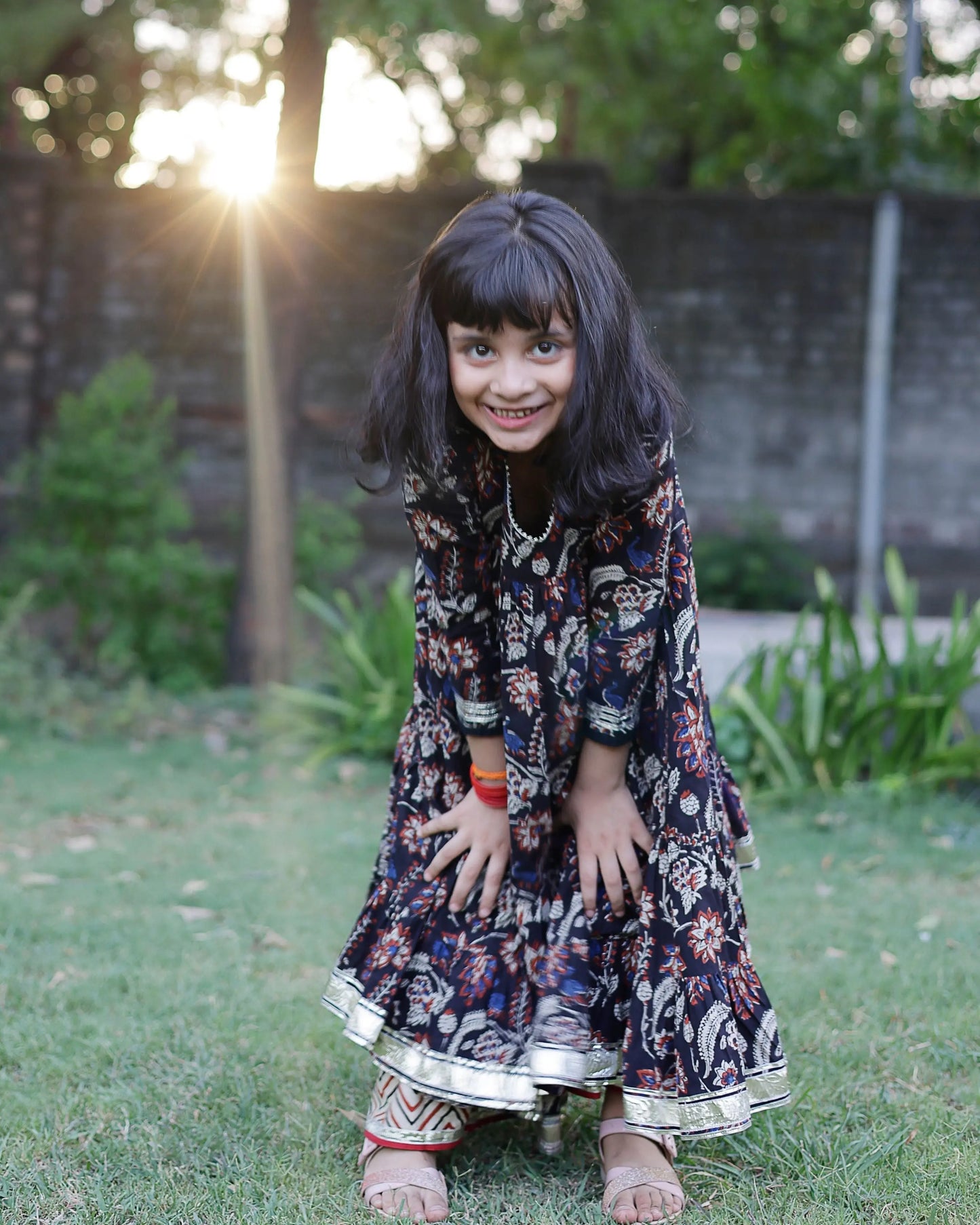 Nemo Handblock Tier Sharara Set My Store