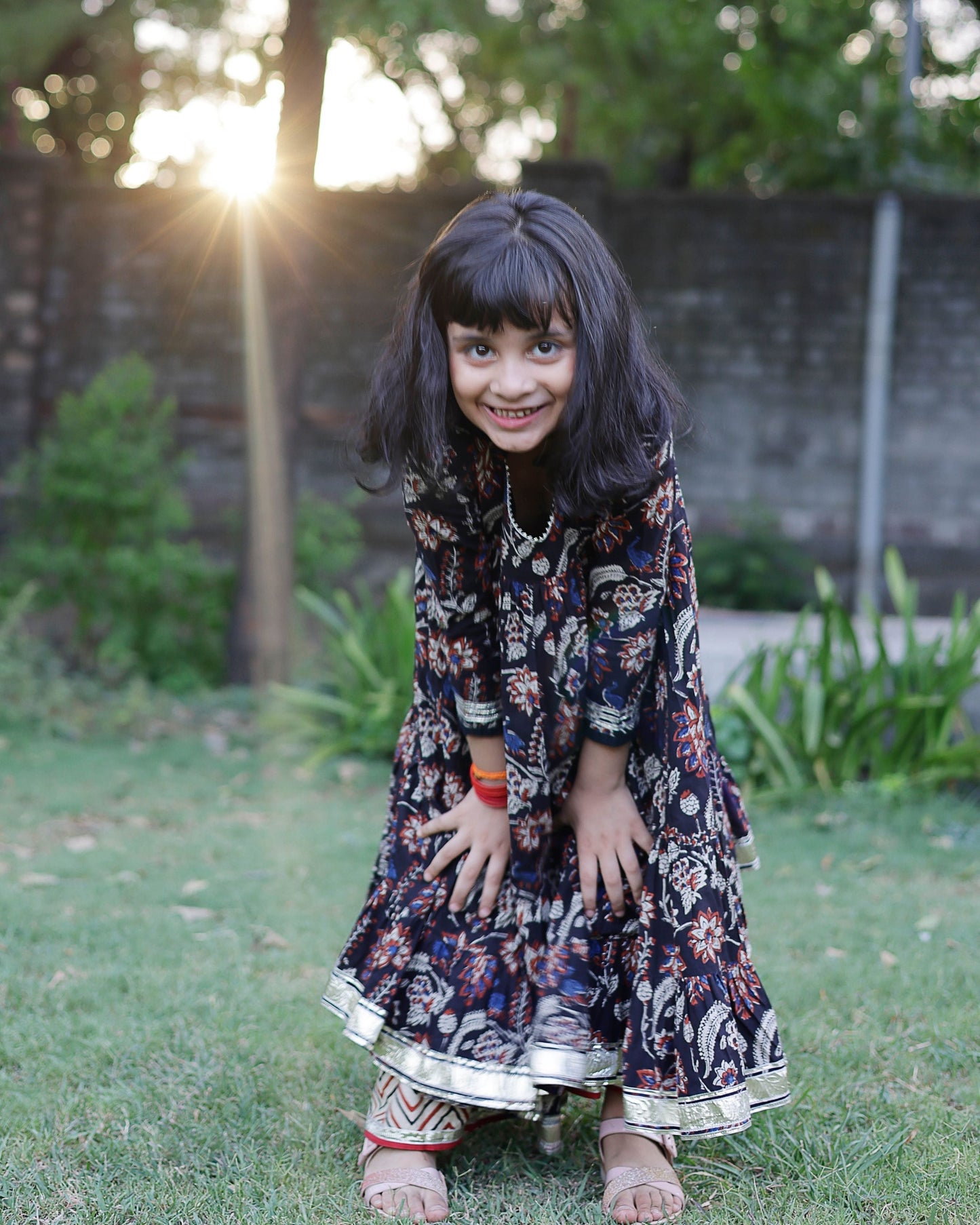 Nemo Handblock Tier Sharara Set My Store