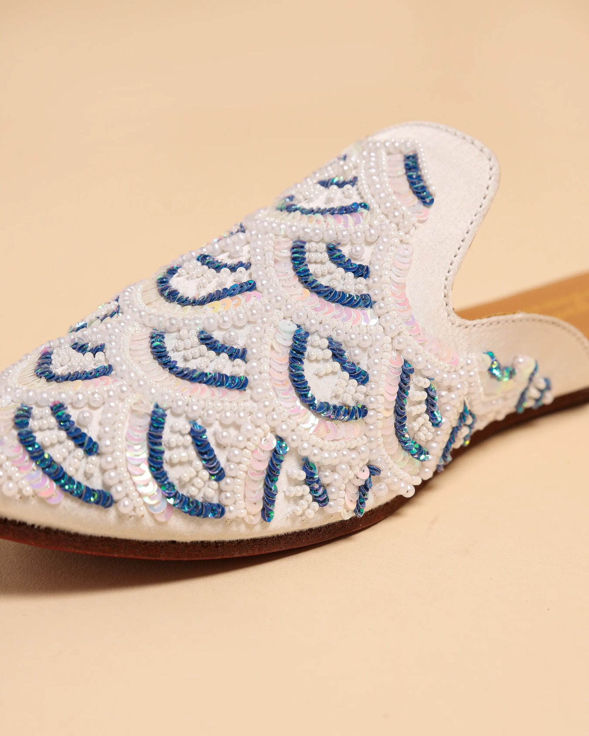 Blissful Blue Handcrafted Mules My Store