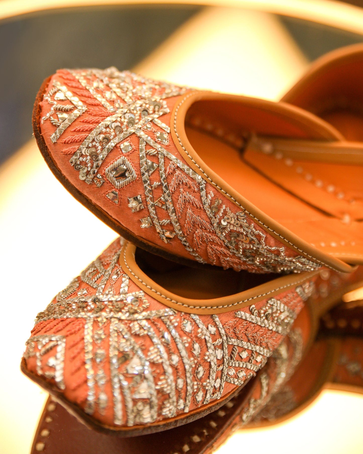 Peach Sprinkle Handcrafted Jutti My Store