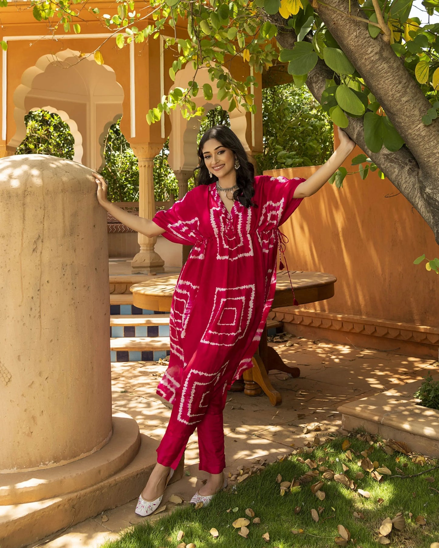 Luna Silk Tie & Dye Kurta Set My Store