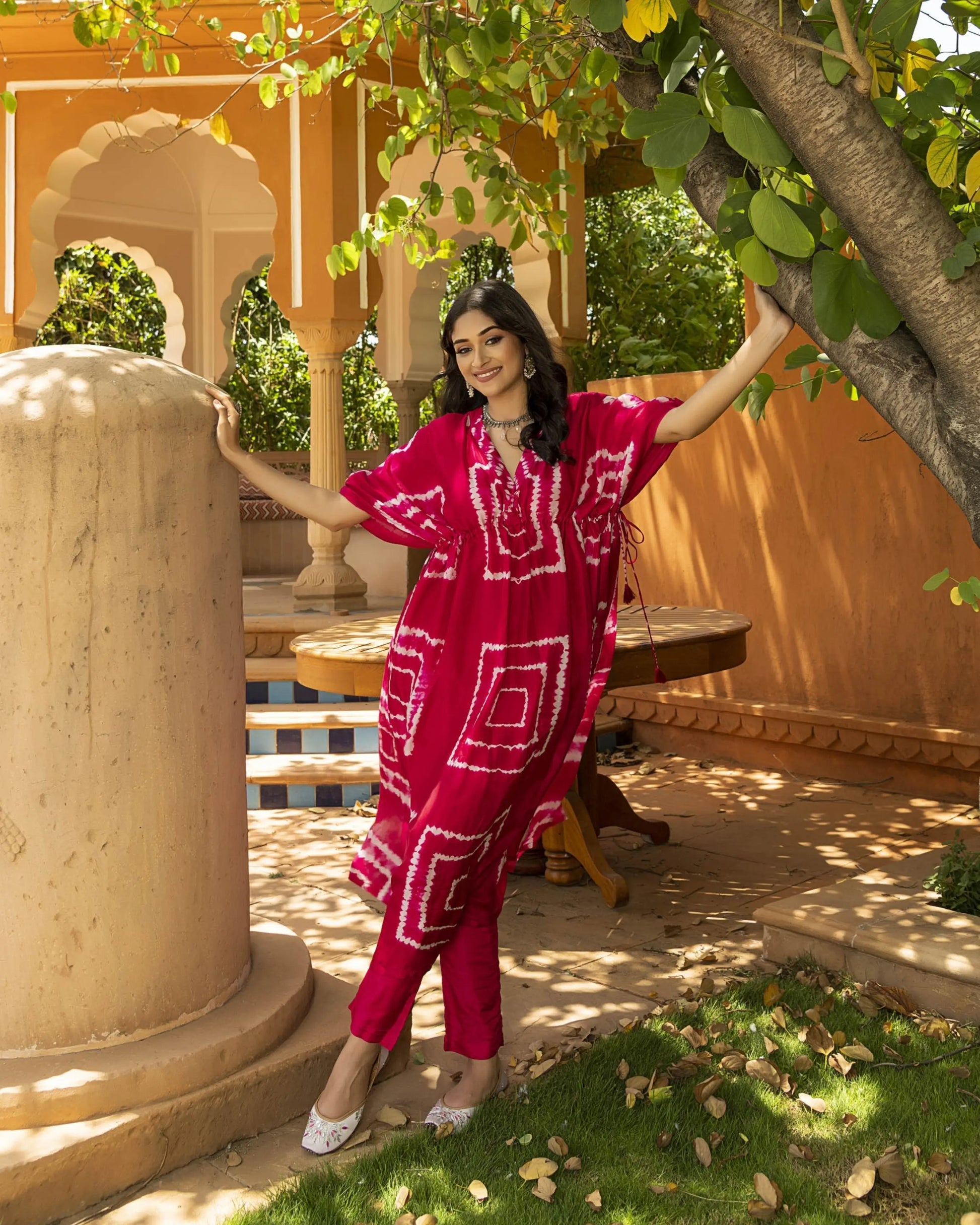 Luna Silk Tie & Dye Kurta Set My Store