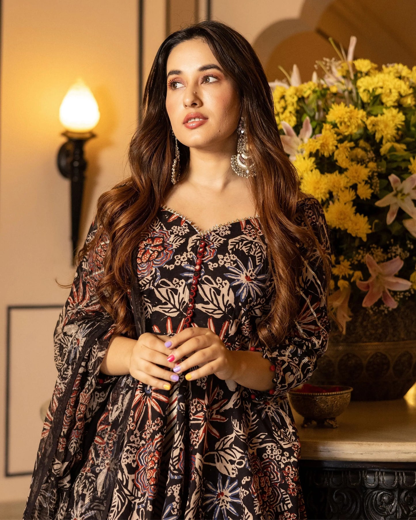 Aranya Handblock Gotapatti Sharara Set My Store