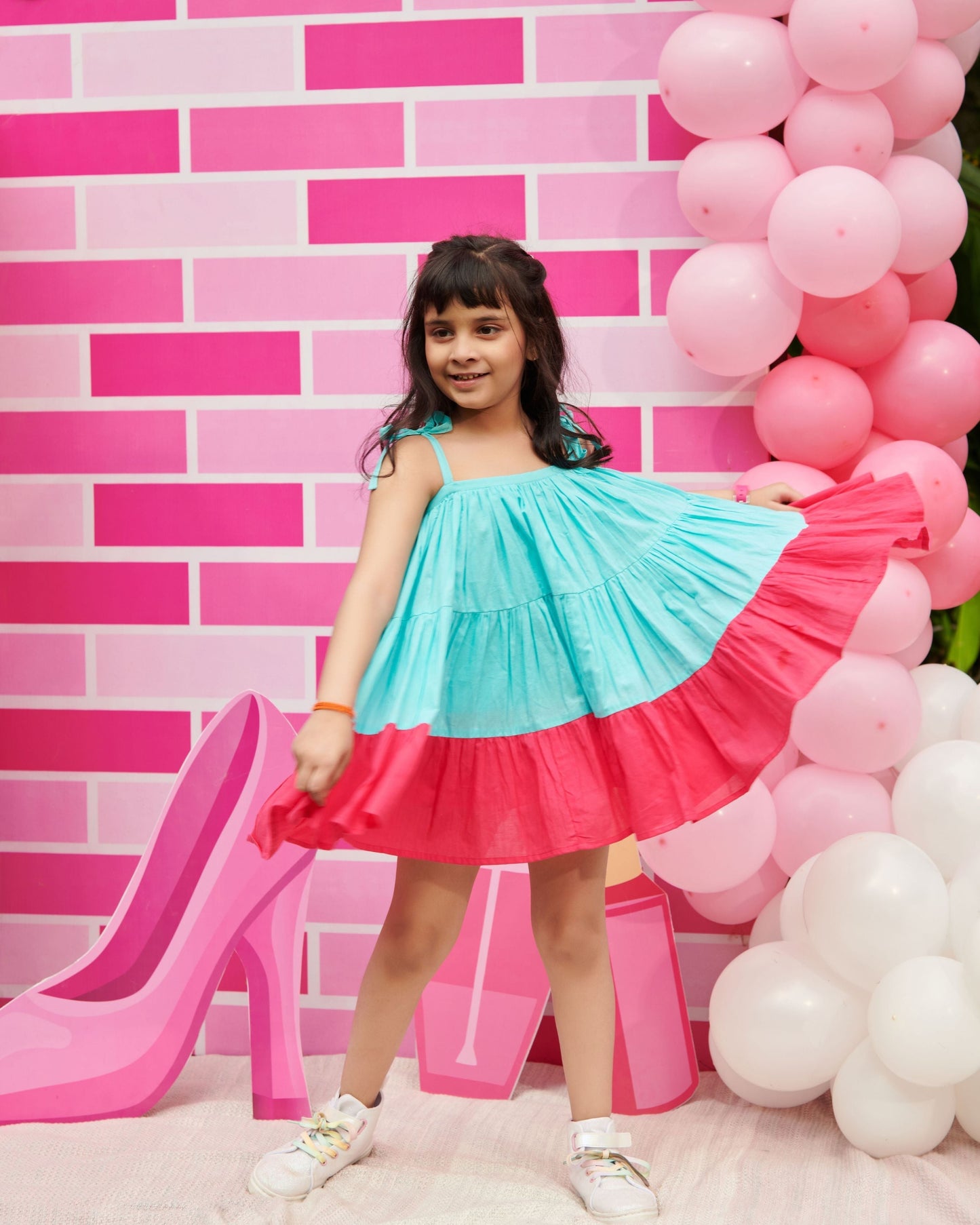 Erica Tier Cotton Dress My Store