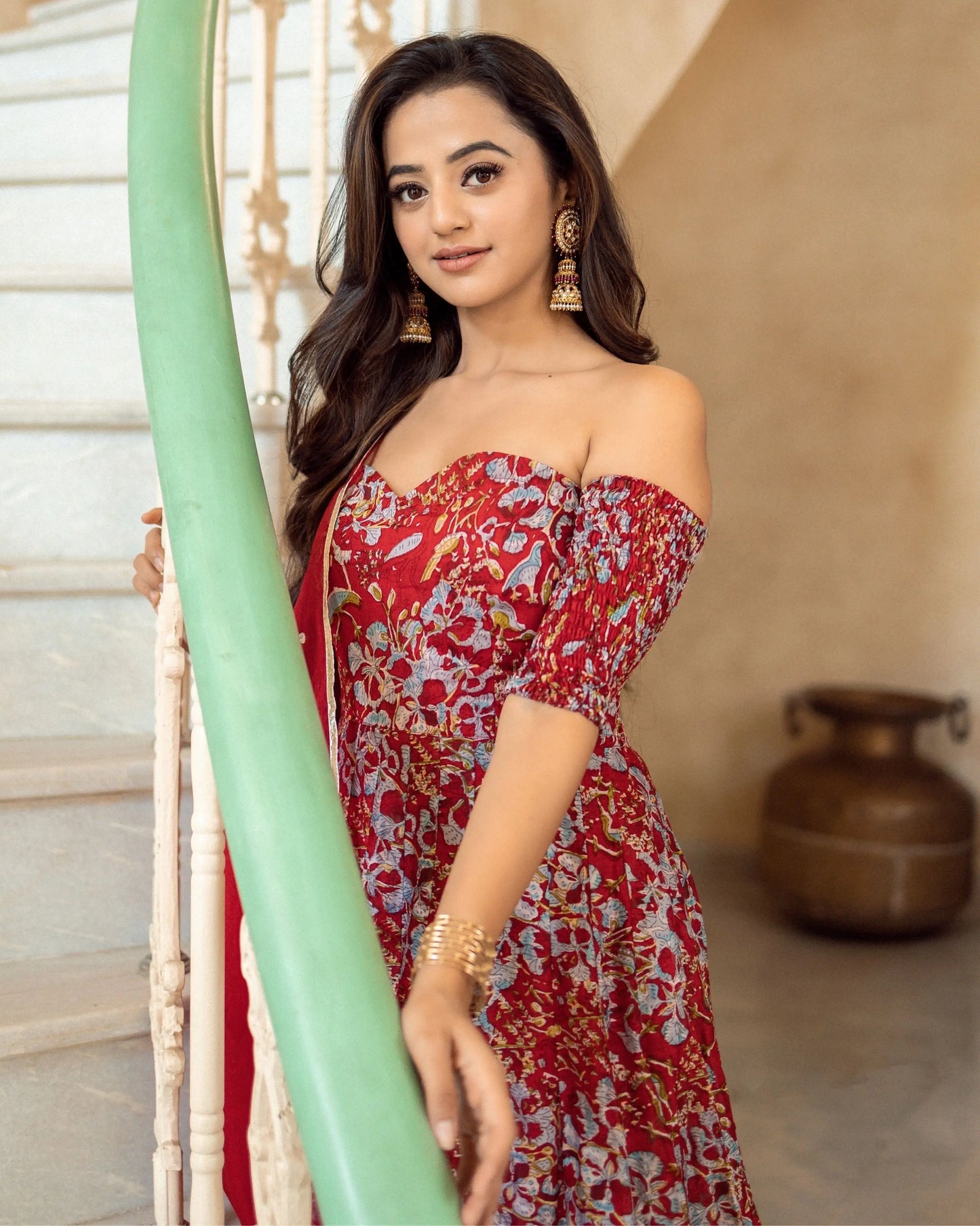 Gulaabo Chanderi Suit Set My Store