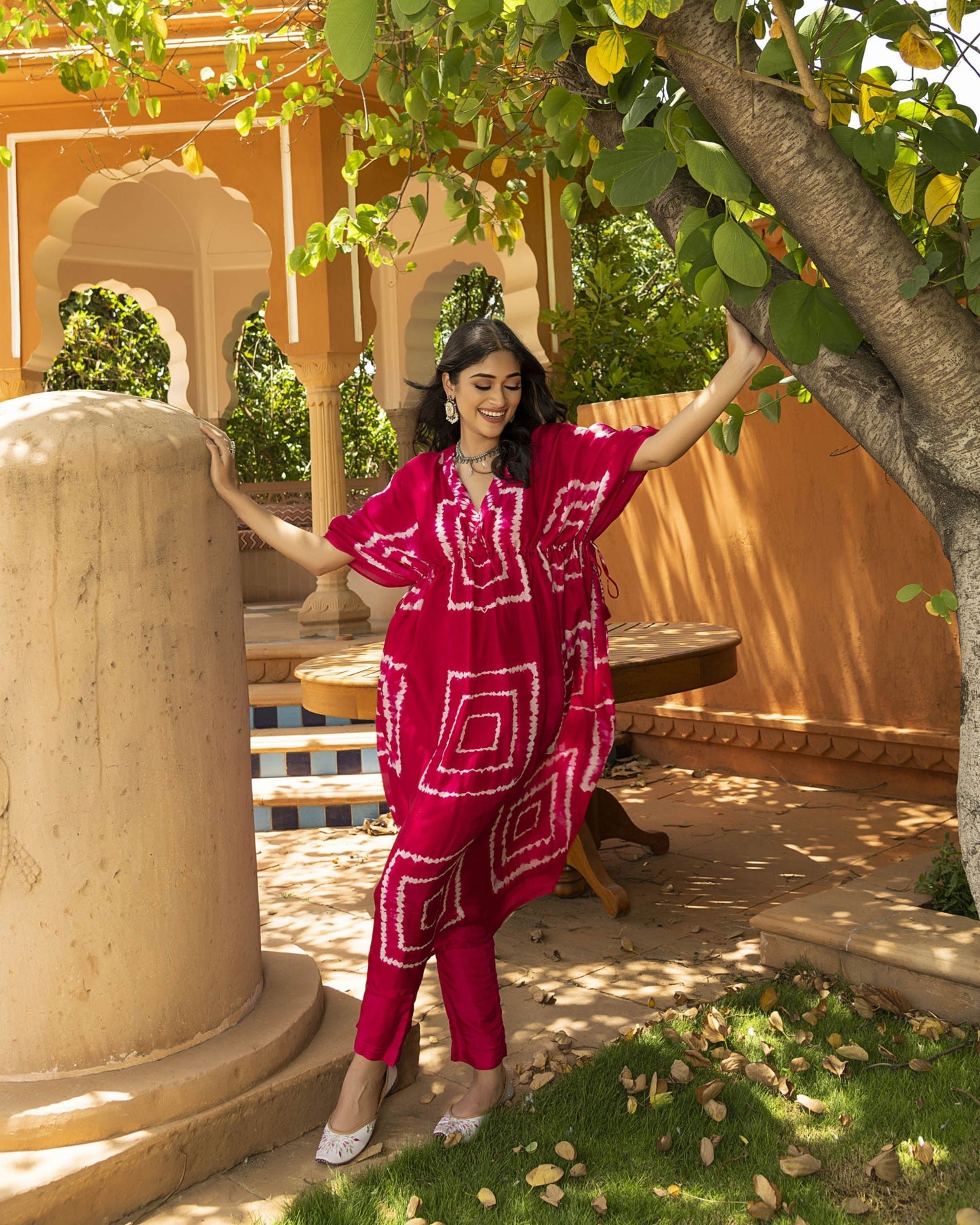 Luna Silk Tie & Dye Kurta Set My Store