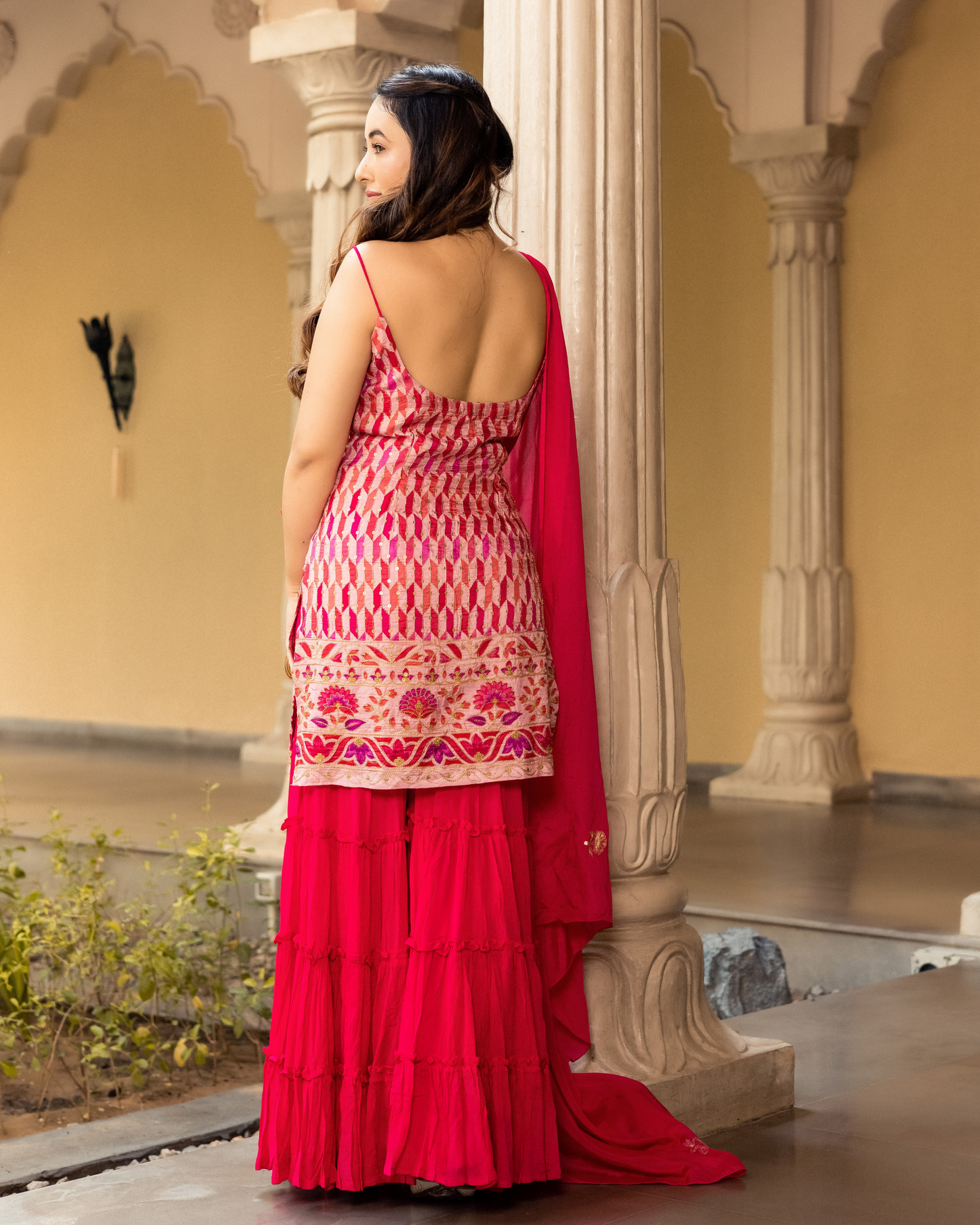 Jafrin Georgette Sharara Set My Store