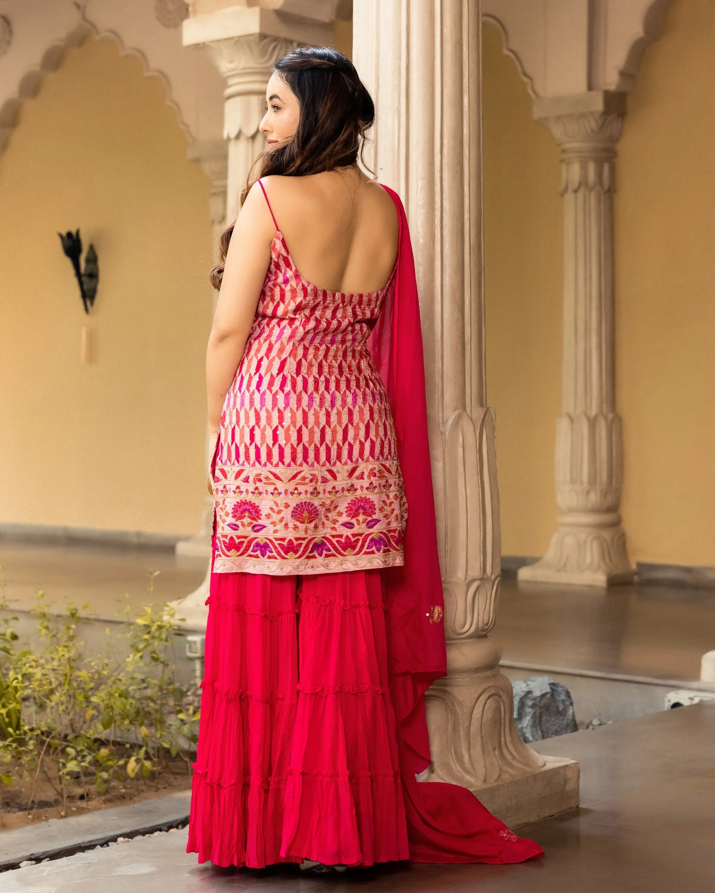 Jafrin Georgette Sharara Set My Store