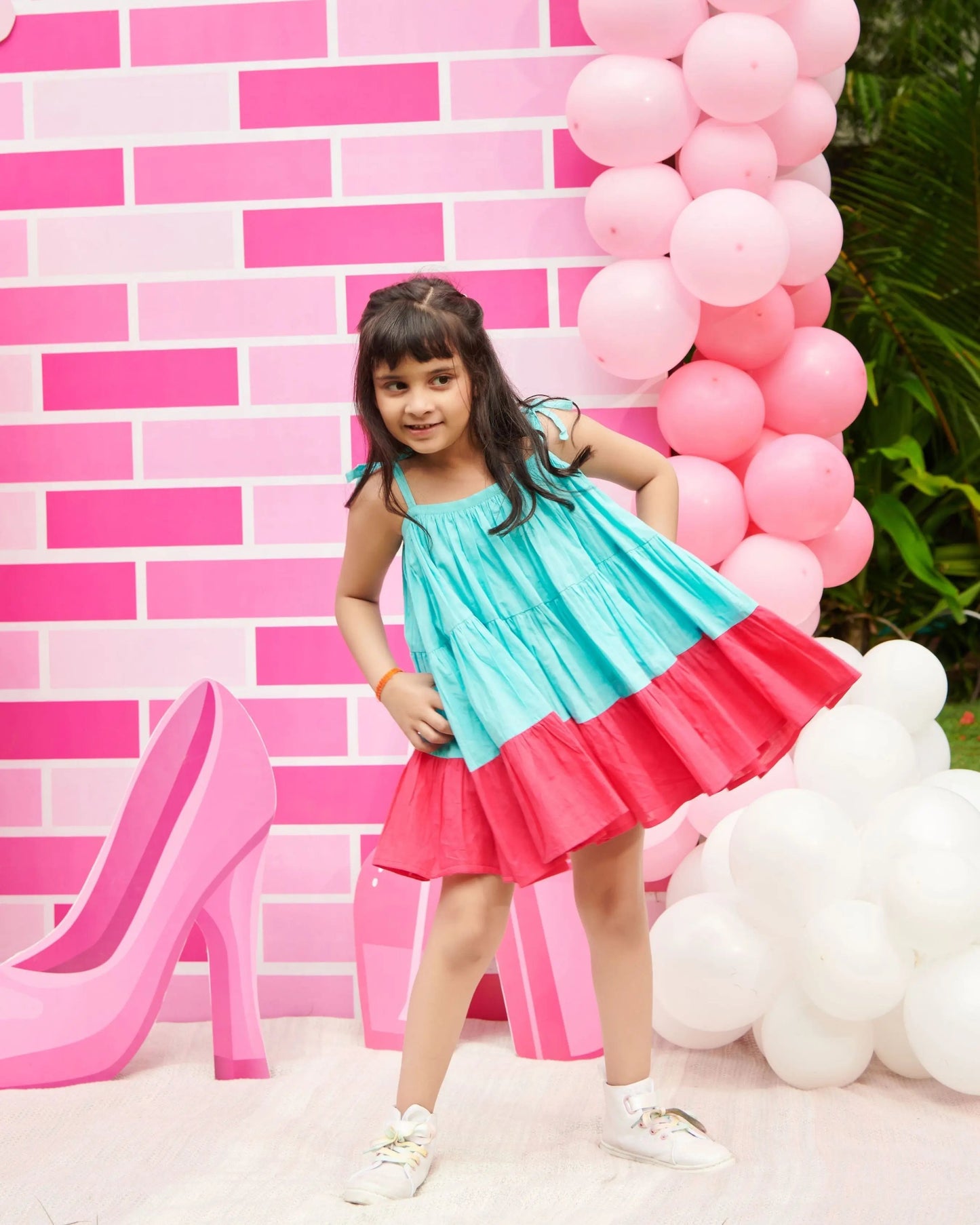 Erica Tier Cotton Dress My Store