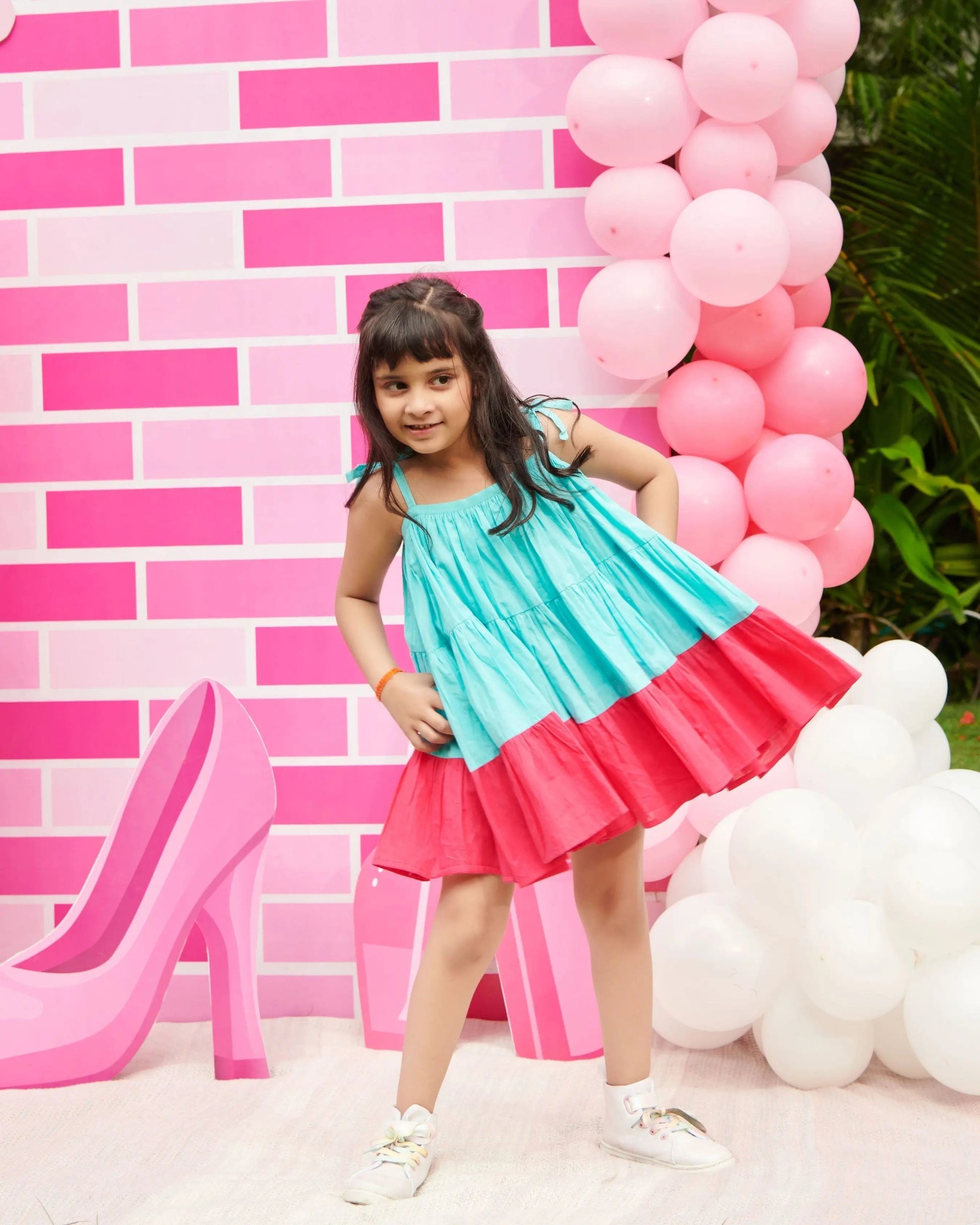 Erica Tier Cotton Dress My Store