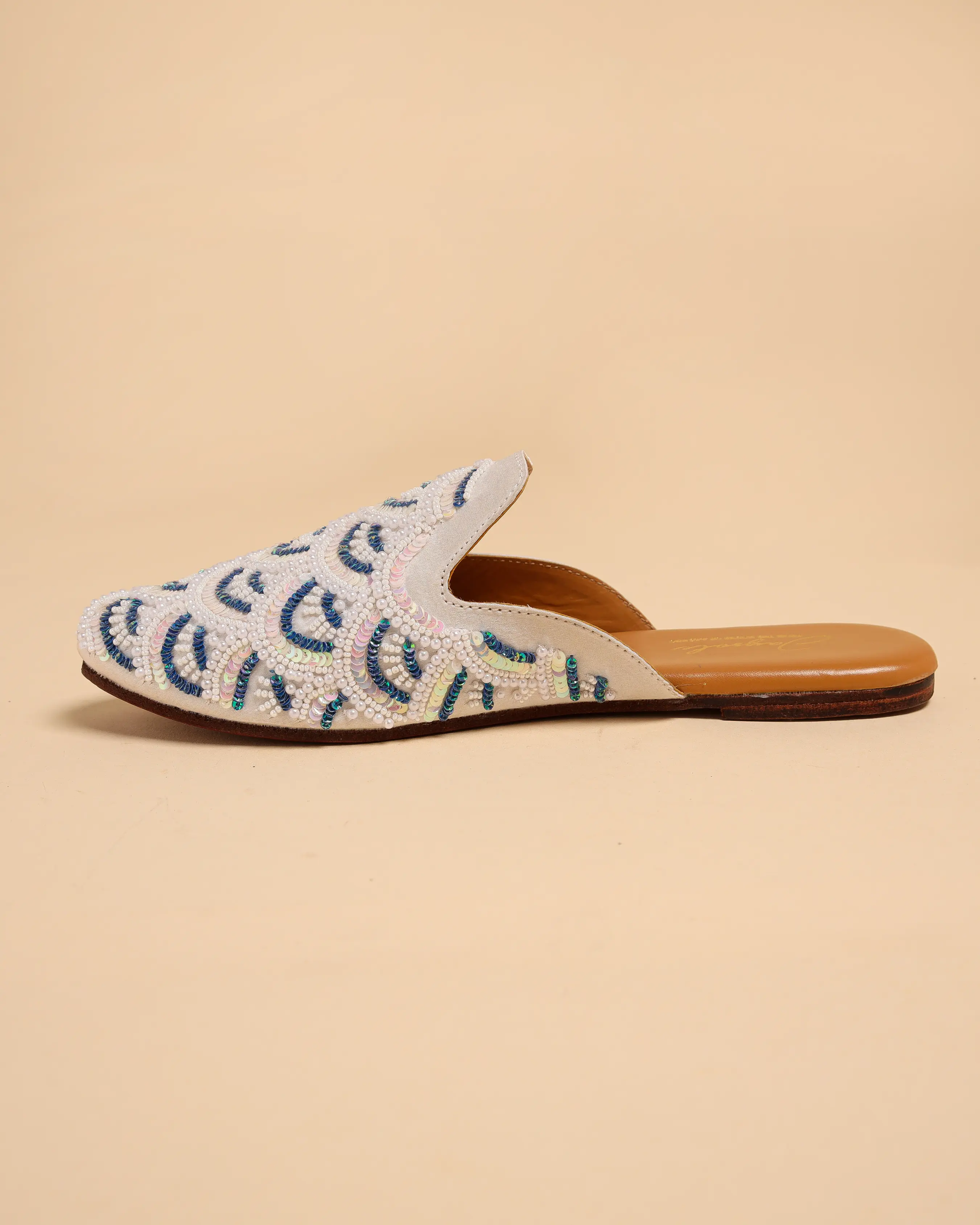 Blissful Blue Handcrafted Mules My Store