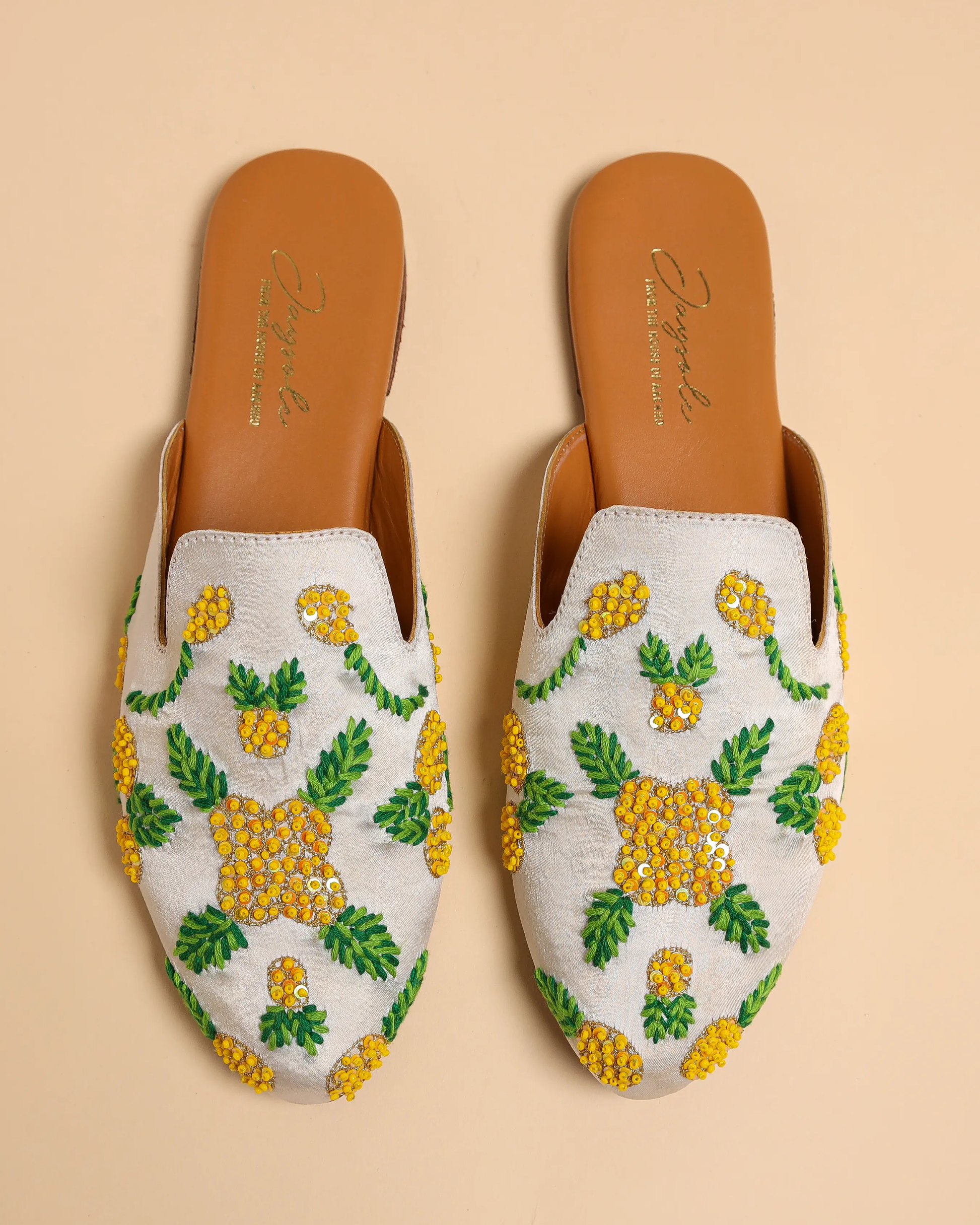 Pineapple Slice Handcrafted Mules My Store