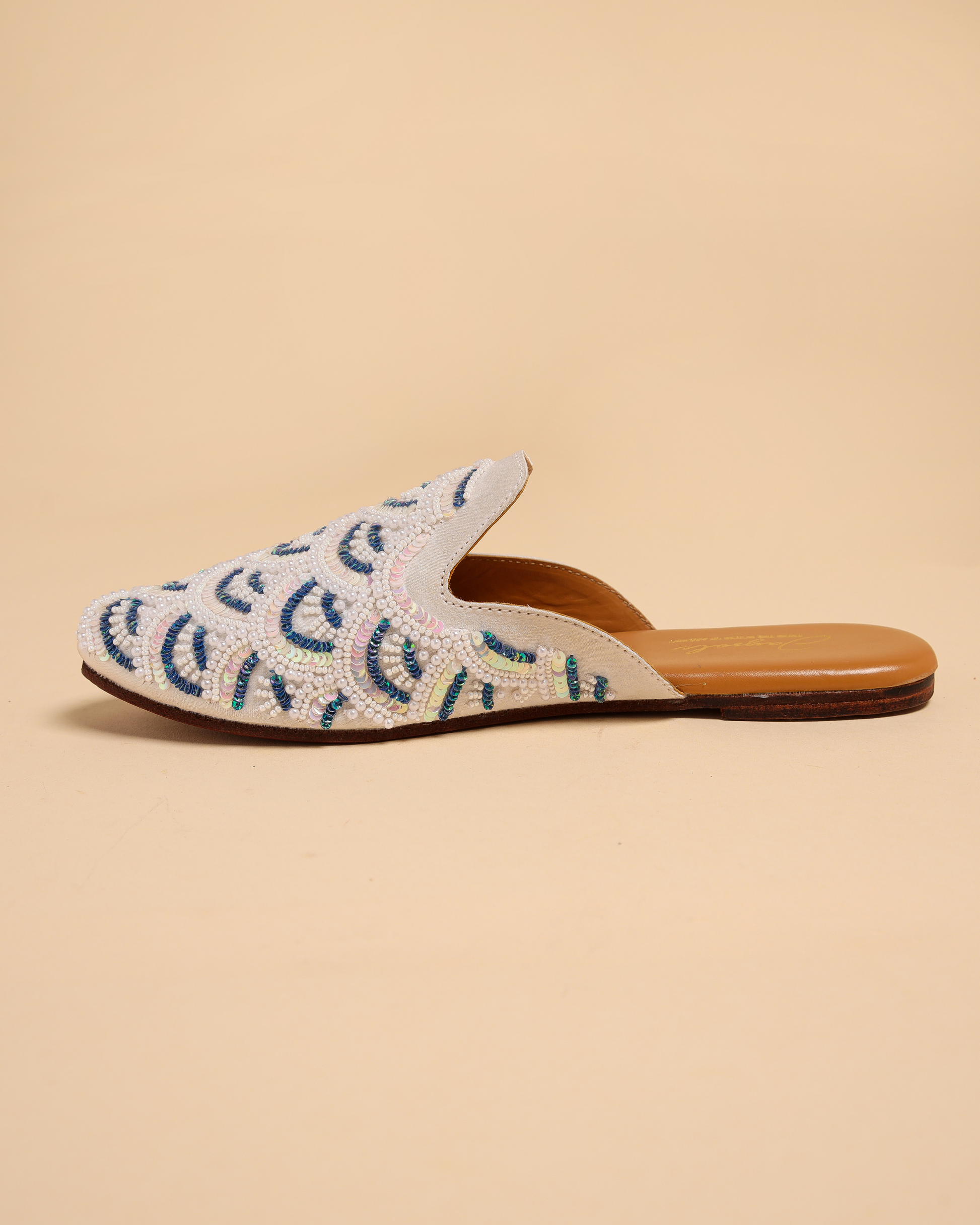 Blissful Blue Handcrafted Mules My Store