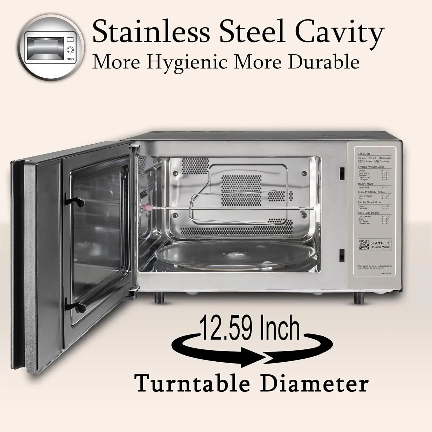 LG 28 L Wi-Fi Enabled Charcoal Convection Healthy Microwave Oven (MJEN286UFW.DBKQILN) My Store