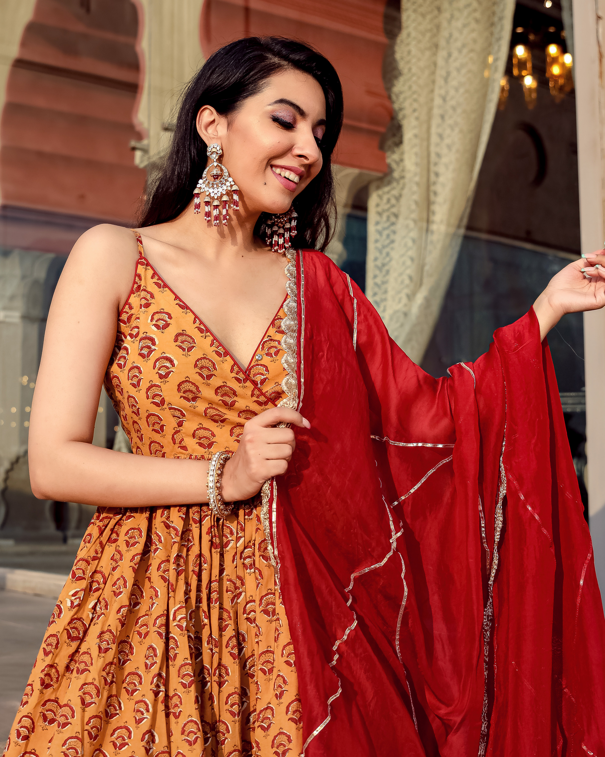 Coco Love Handblock Gota Sharara Set Quick Cart