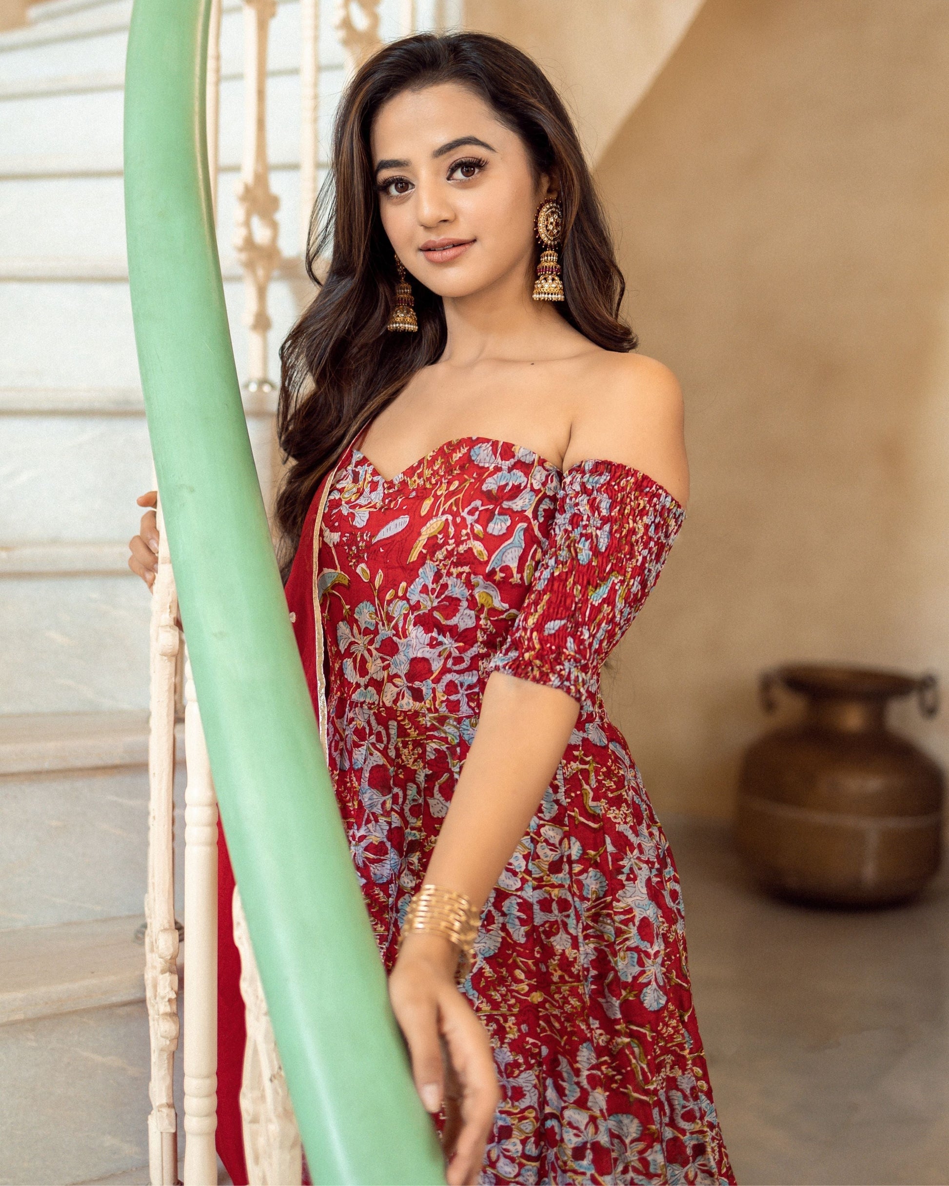 Gulaabo Chanderi Suit Set My Store