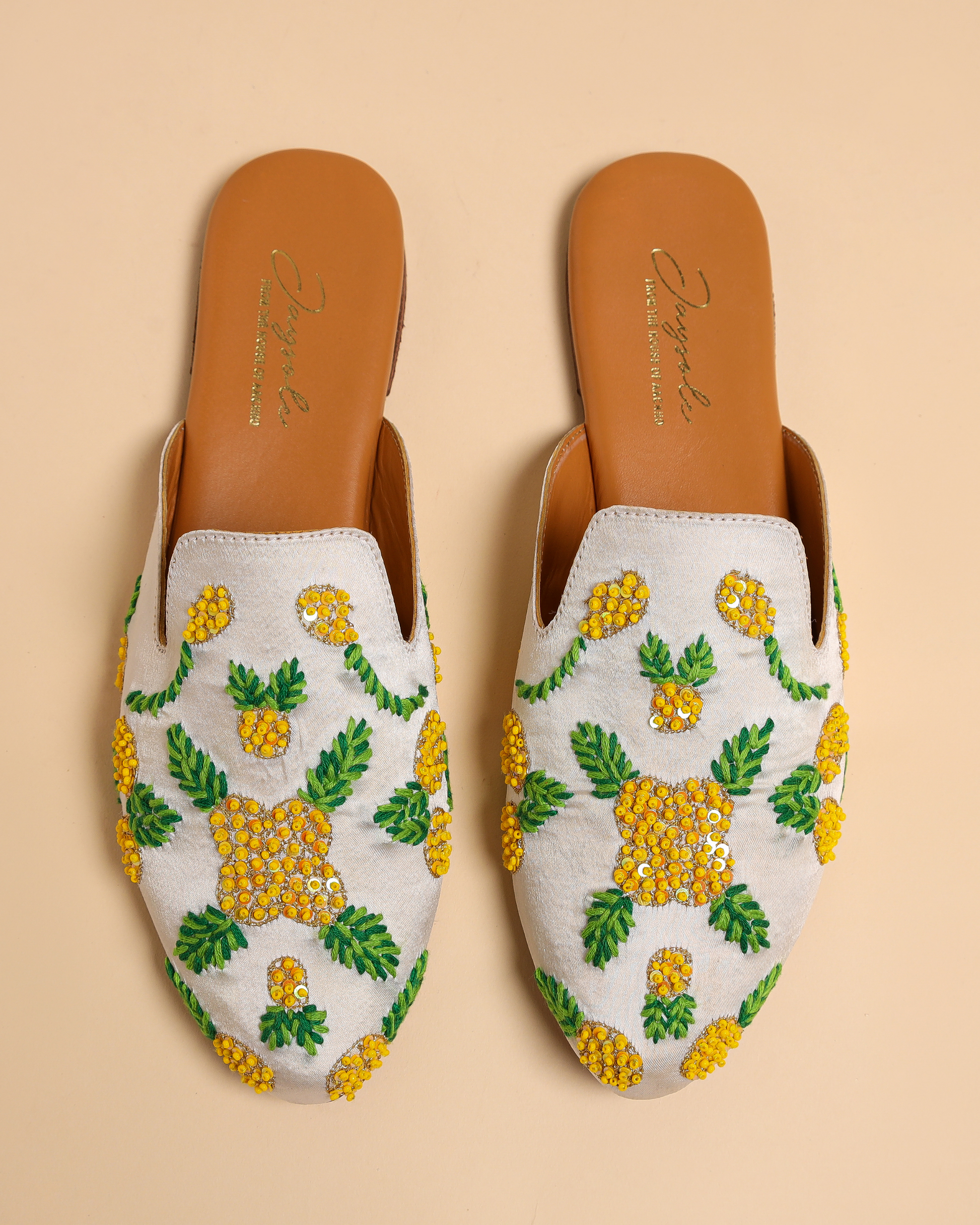 Pineapple Slice Handcrafted Mules My Store