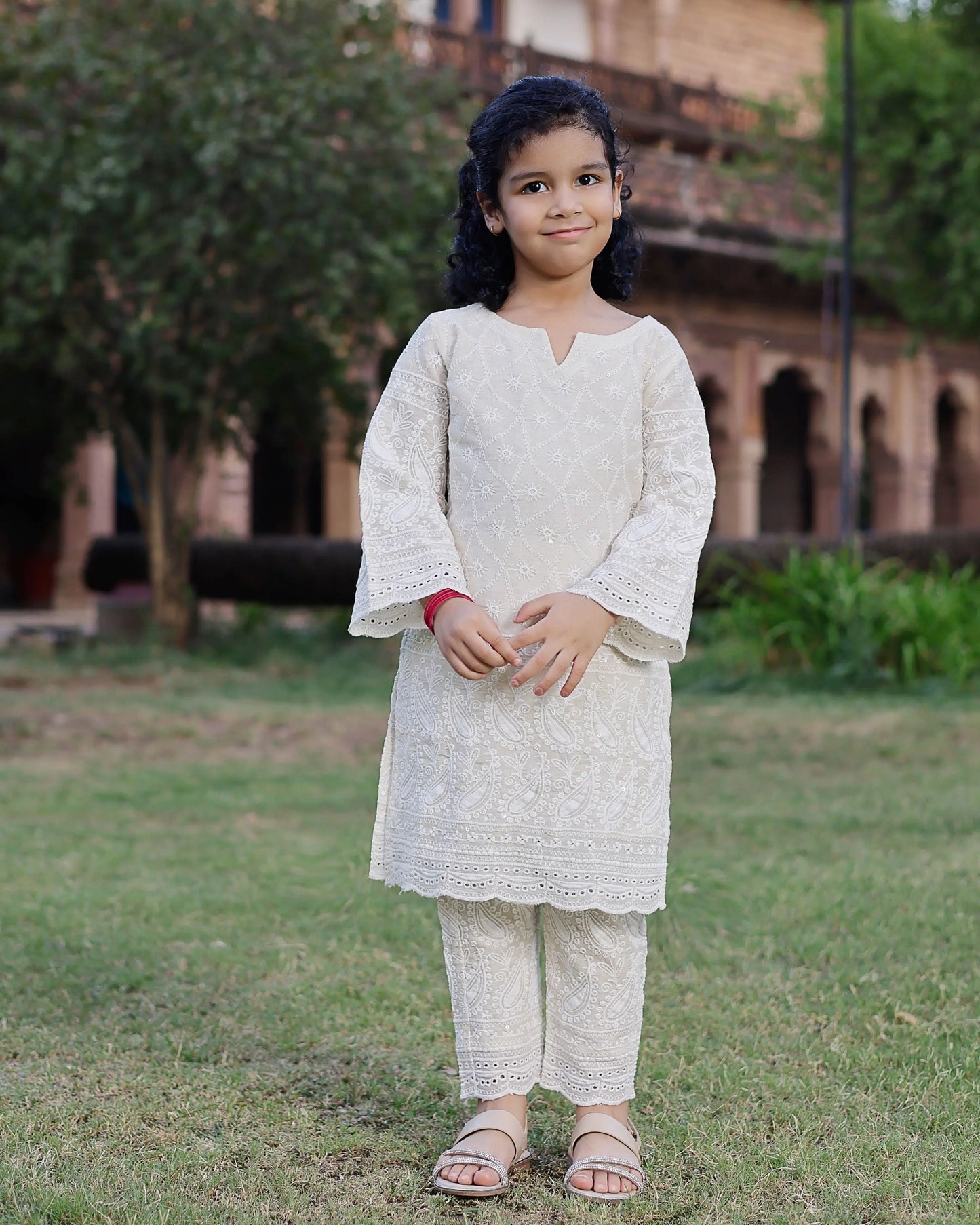 Umiko Embroidered Cotton Kurta Set My Store