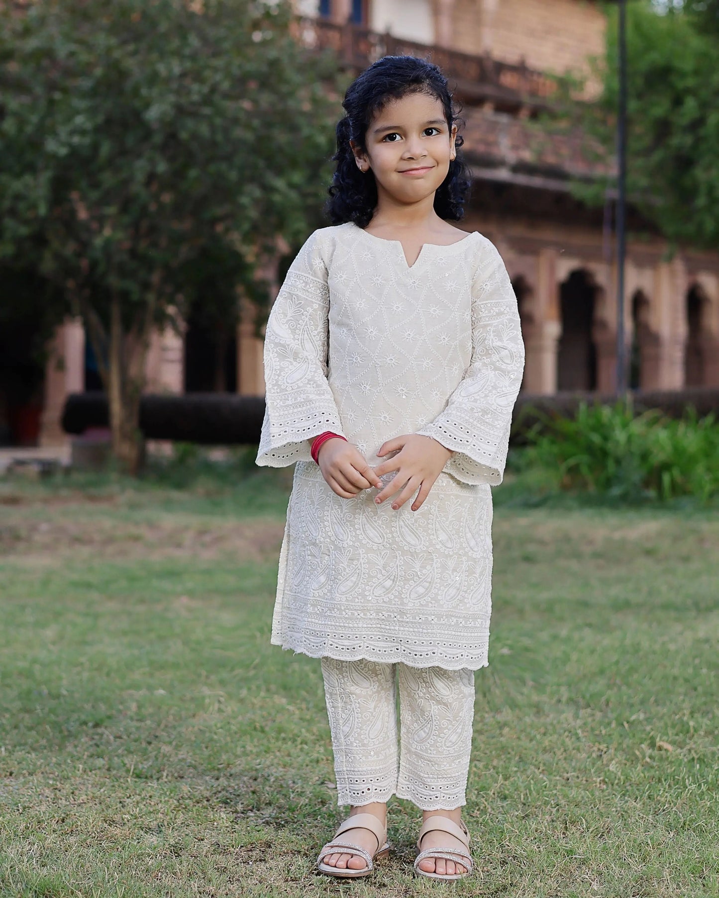 Umiko Embroidered Cotton Kurta Set My Store