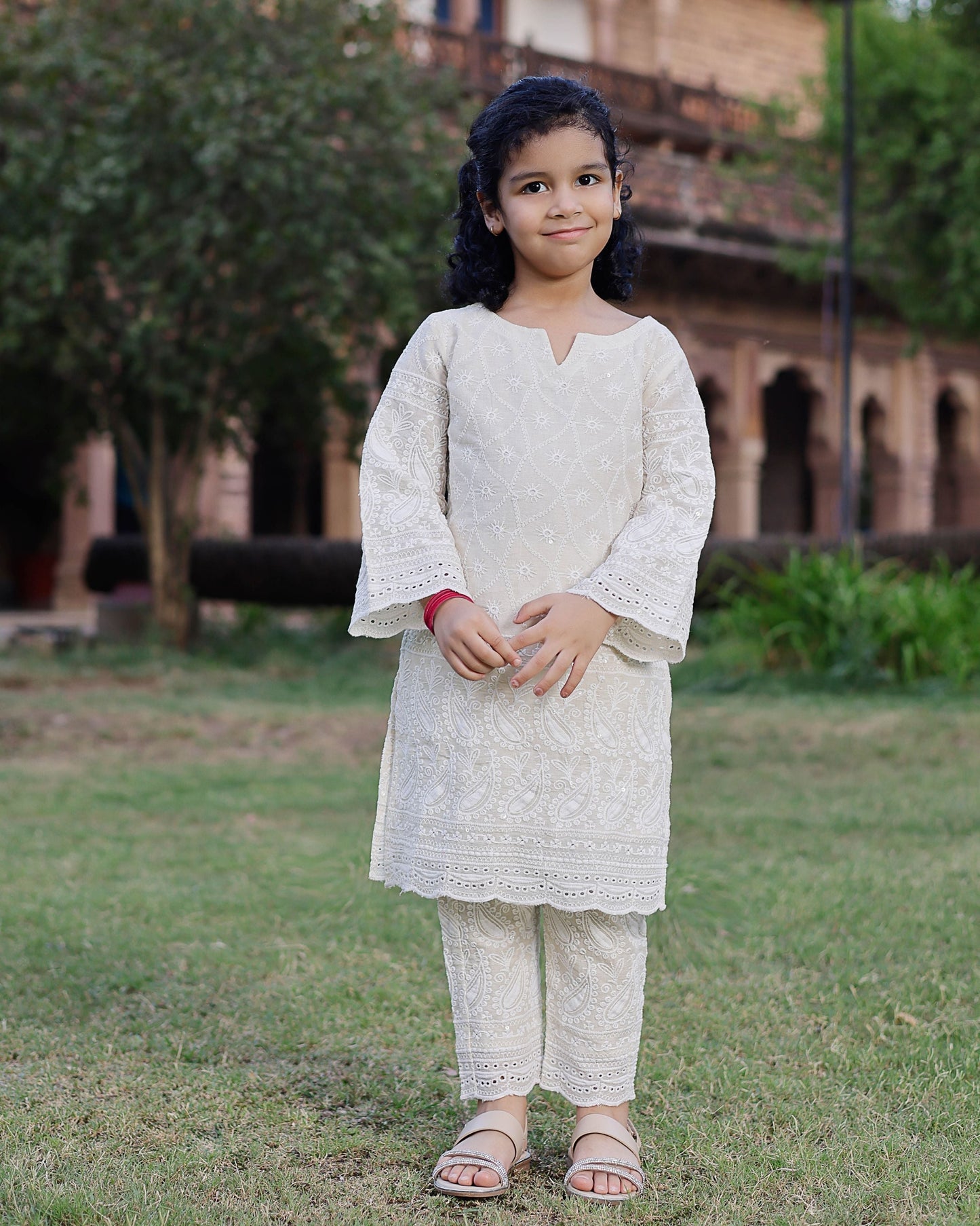 Umiko Embroidered Cotton Kurta Set My Store