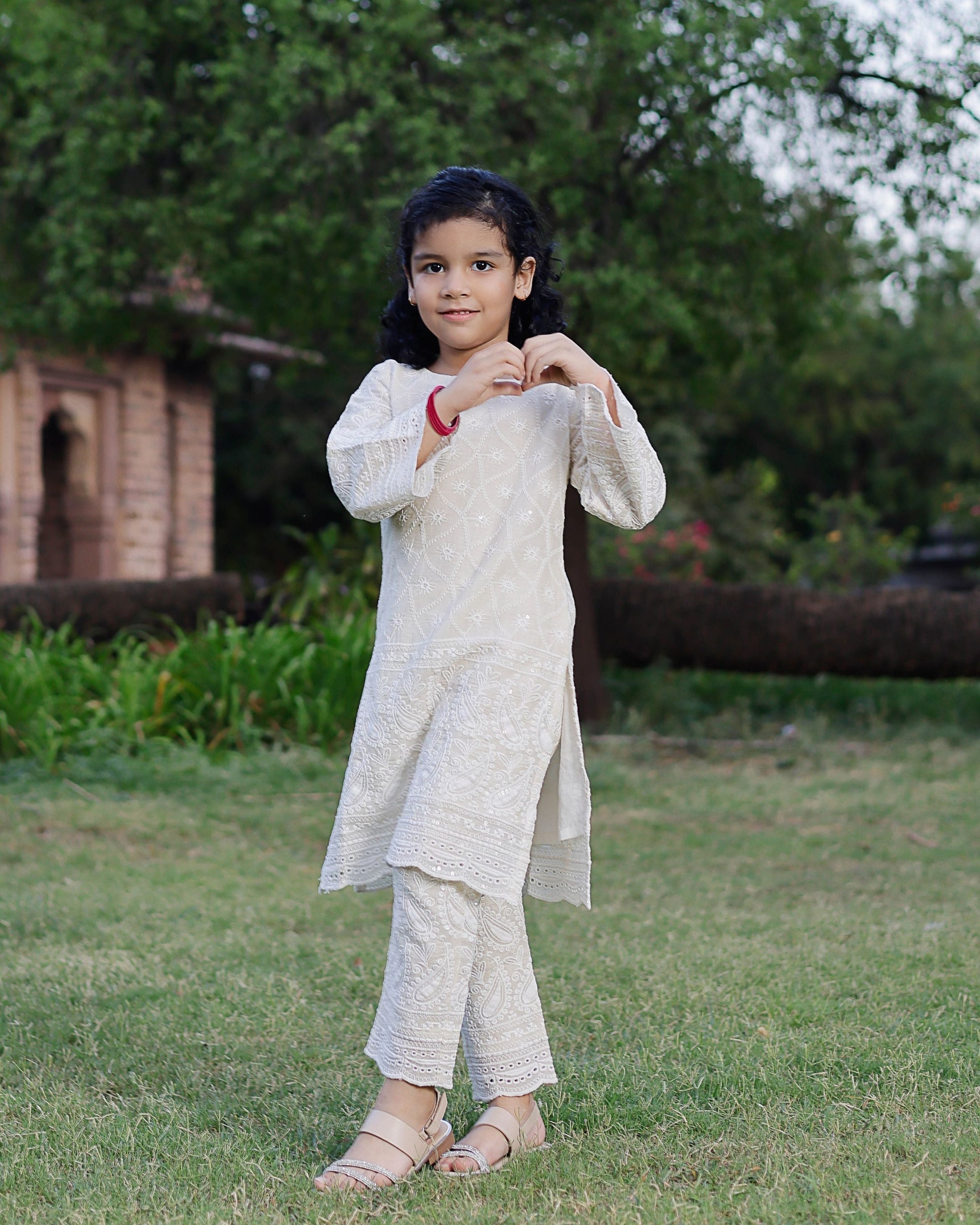 Umiko Embroidered Cotton Kurta Set My Store