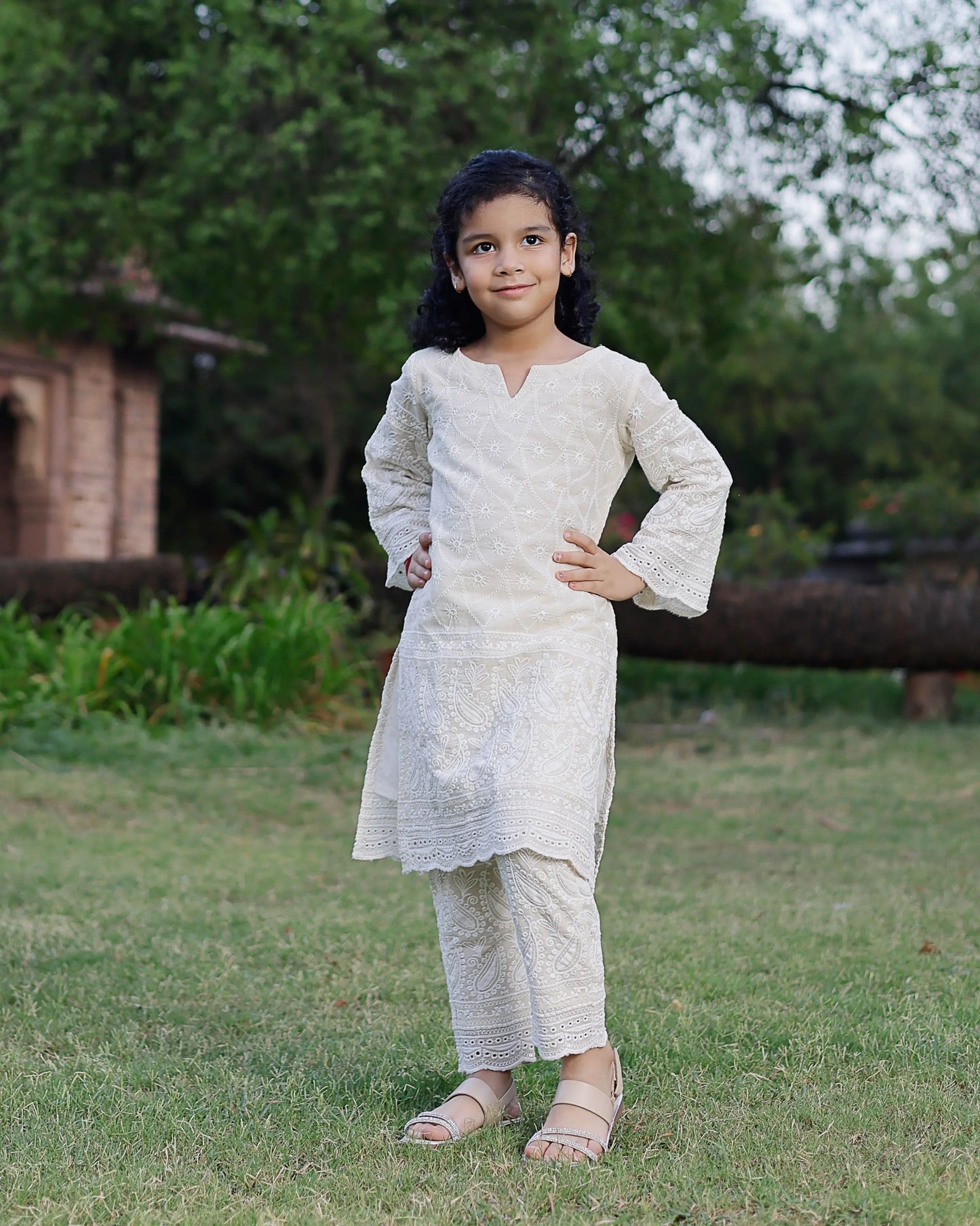 Umiko Embroidered Cotton Kurta Set My Store
