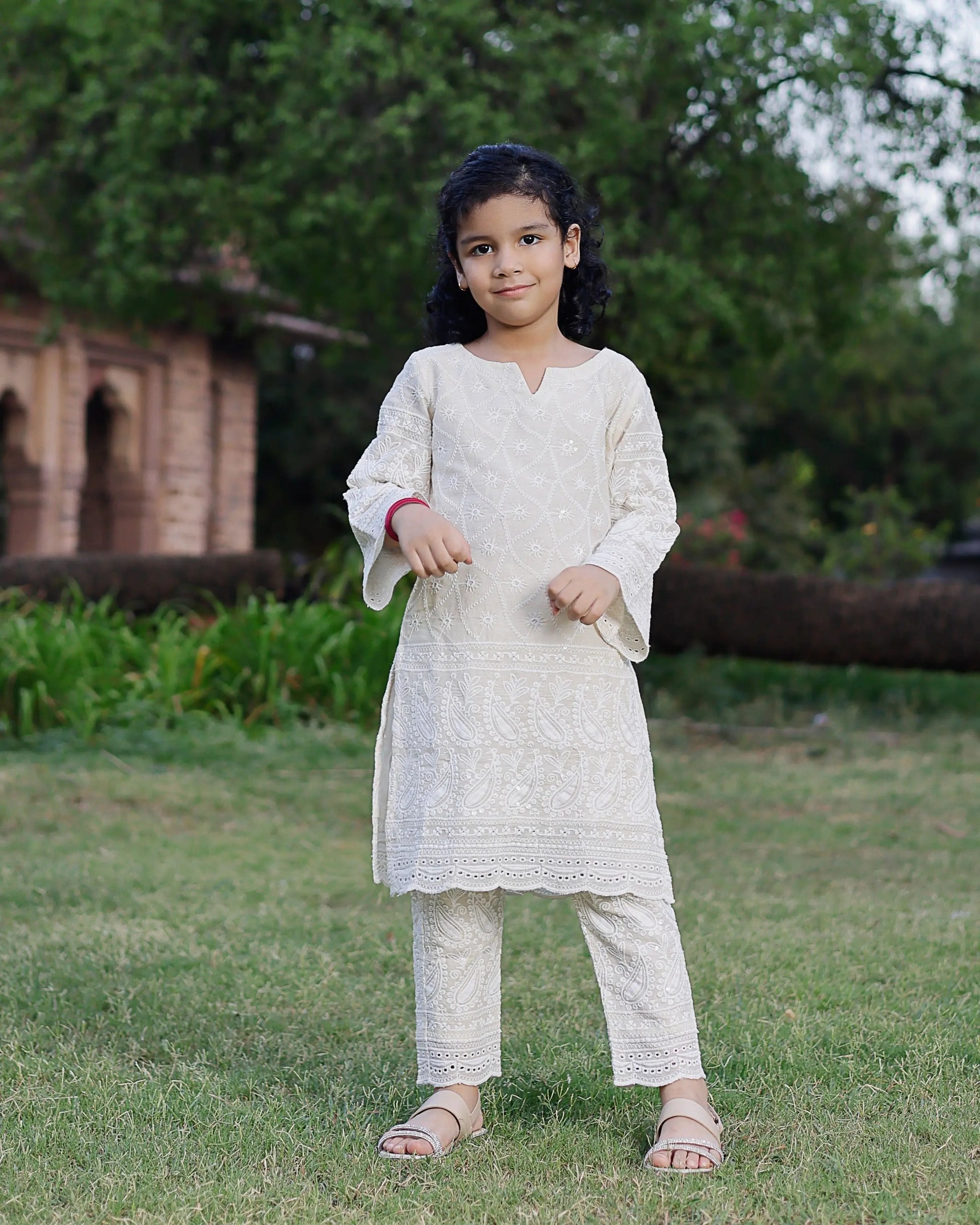 Umiko Embroidered Cotton Kurta Set My Store