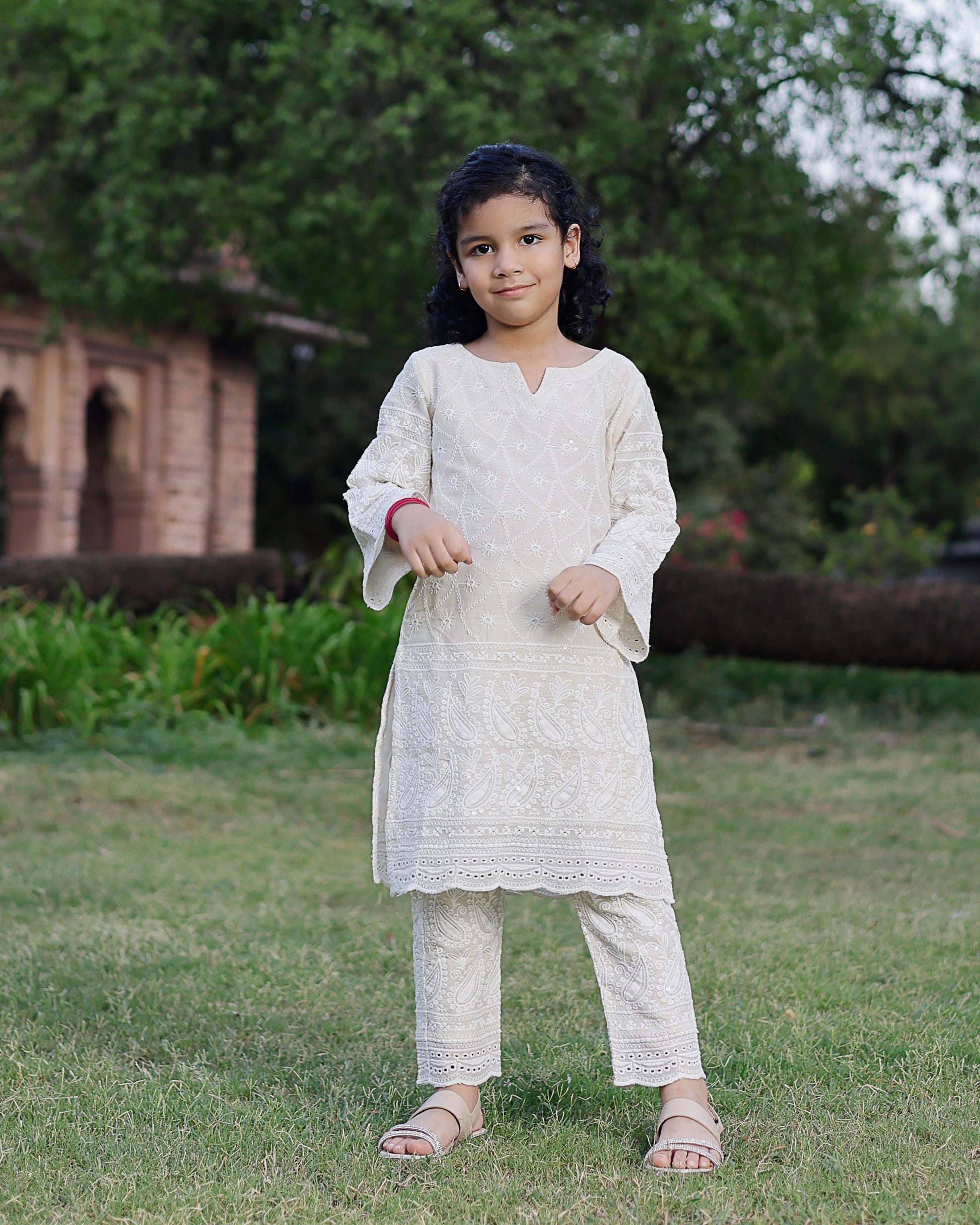 Umiko Embroidered Cotton Kurta Set My Store