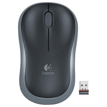 Logitech M185 Wireless Mouse Grey