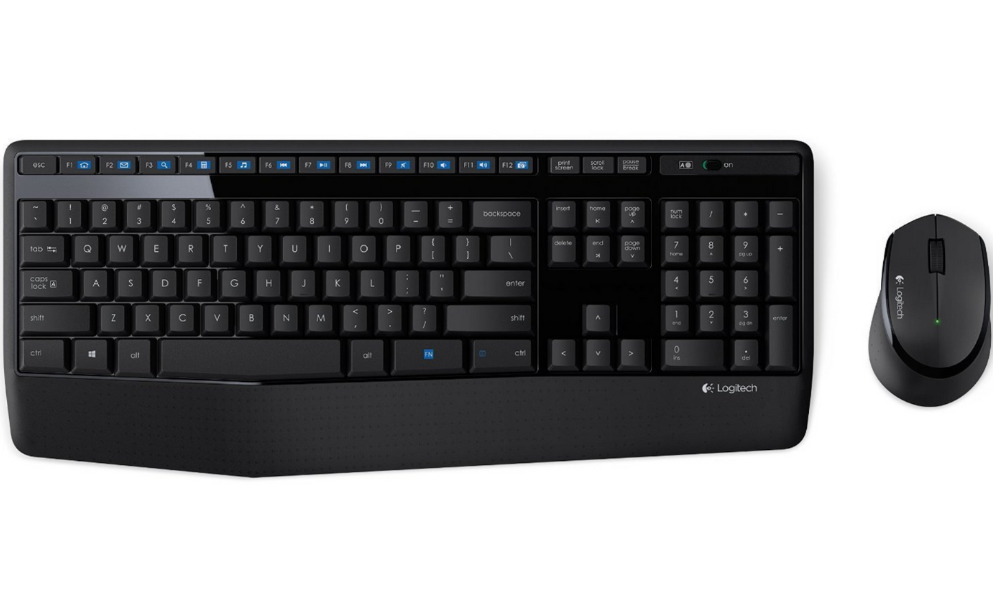 Logitech MK345 Wireless Keyboard and Mouse Combo Black