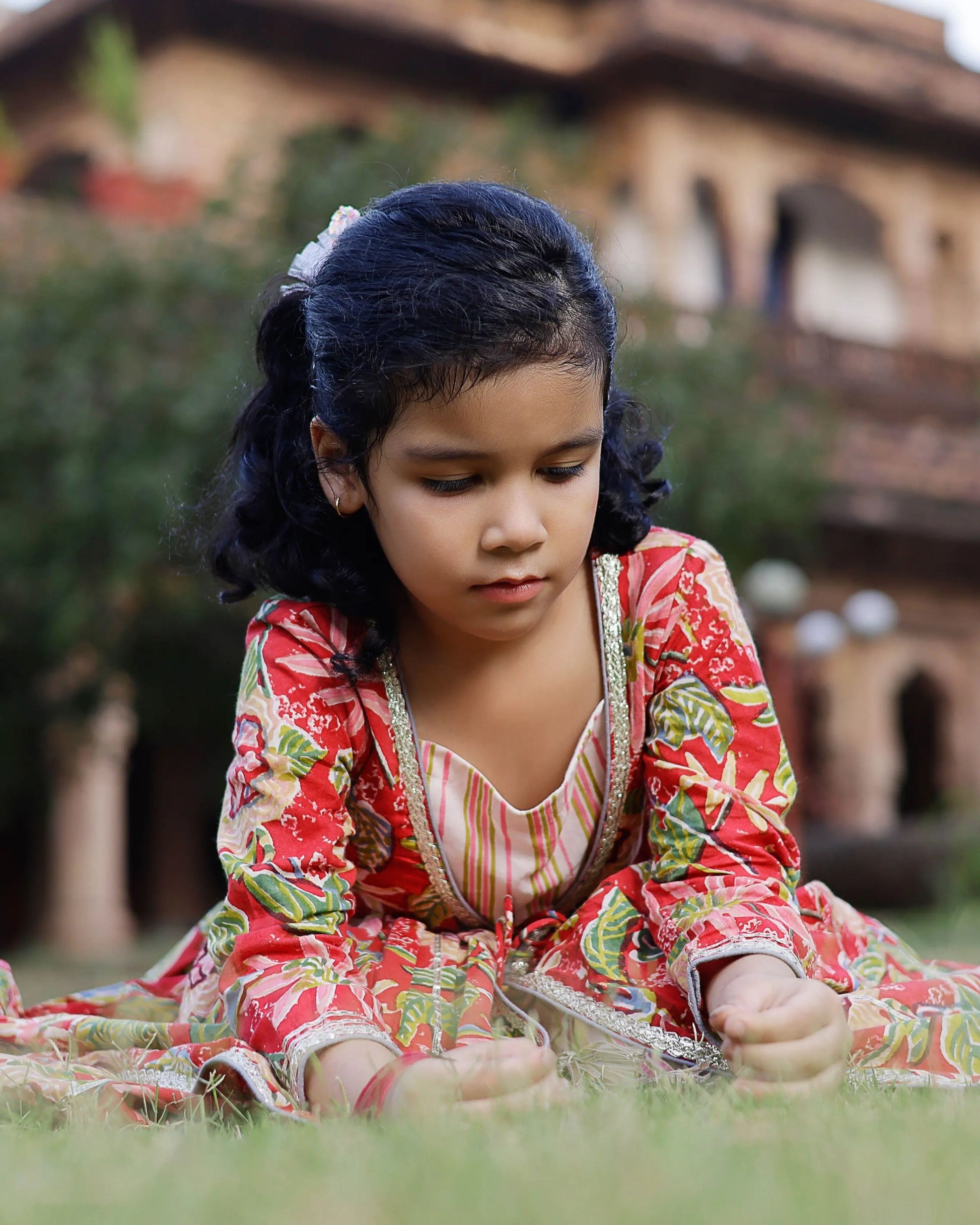 Nixi Handblock Cotton Sharara Set My Store