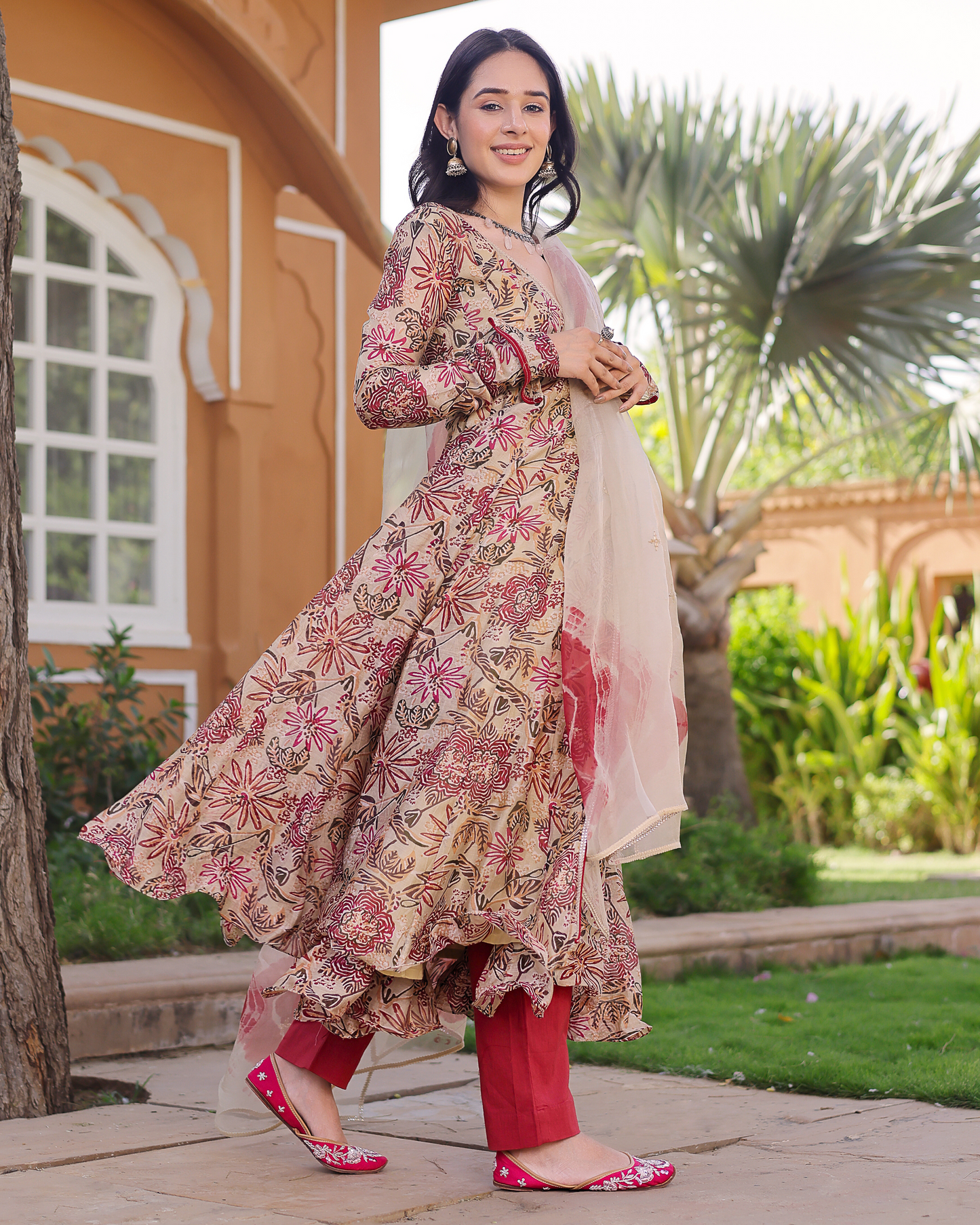 Revati Chanderi Suit Set My Store