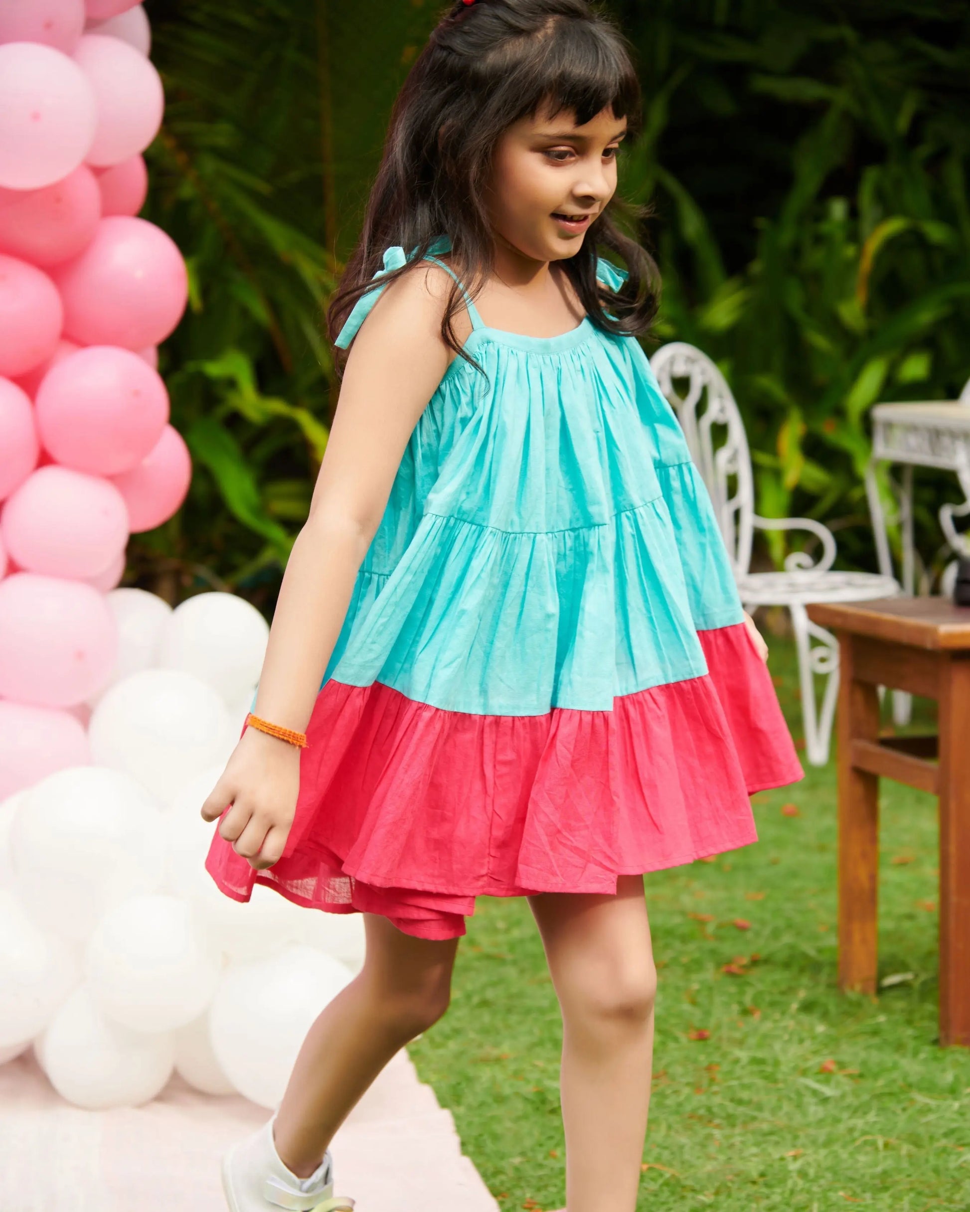 Erica Tier Cotton Dress My Store