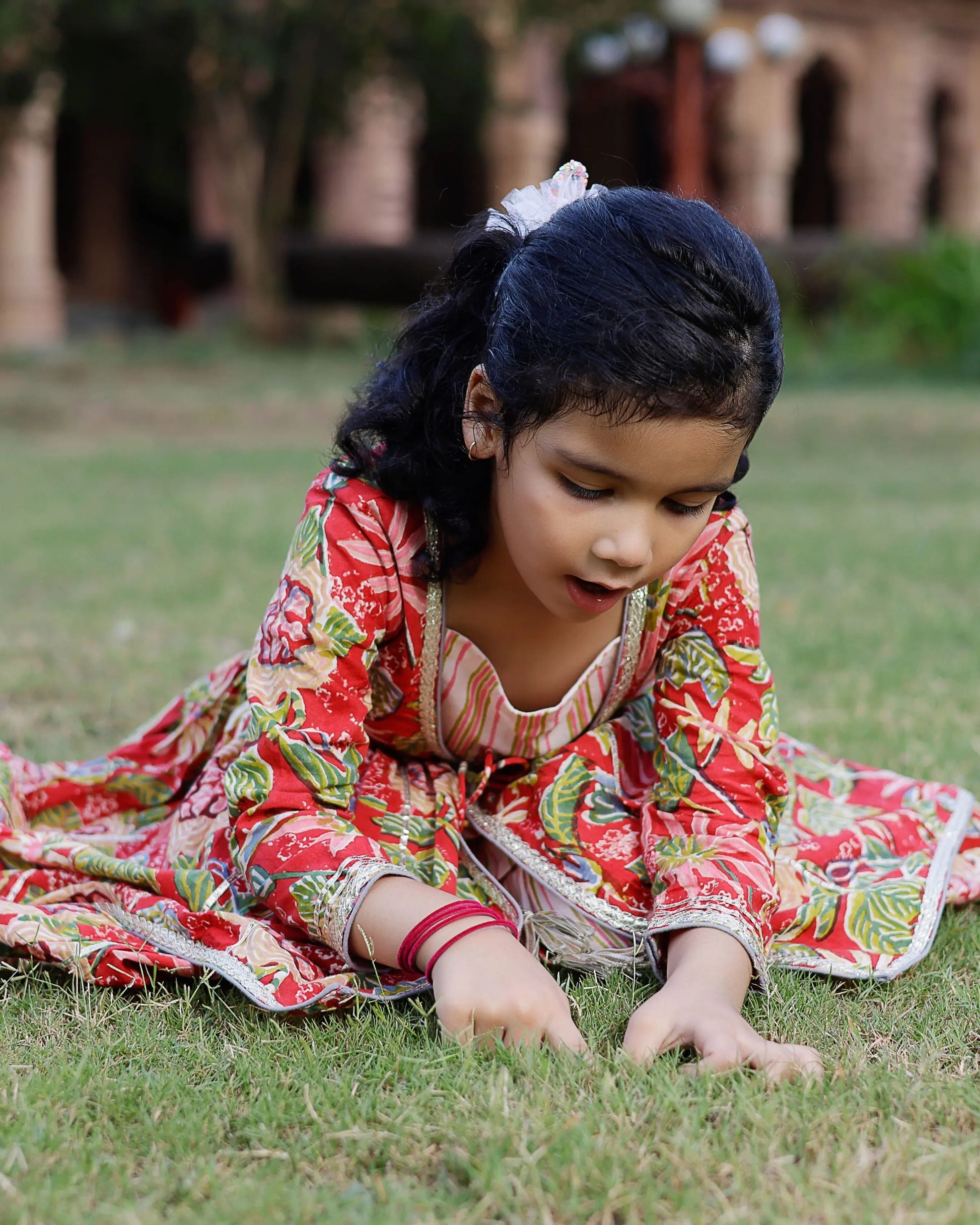 Nixi Handblock Cotton Sharara Set My Store