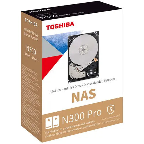 Toshiba N300 Pro 18TB 3.5" SATA 6Gb/s 7200RPM NAS Internal Hard Disk Drive My Store