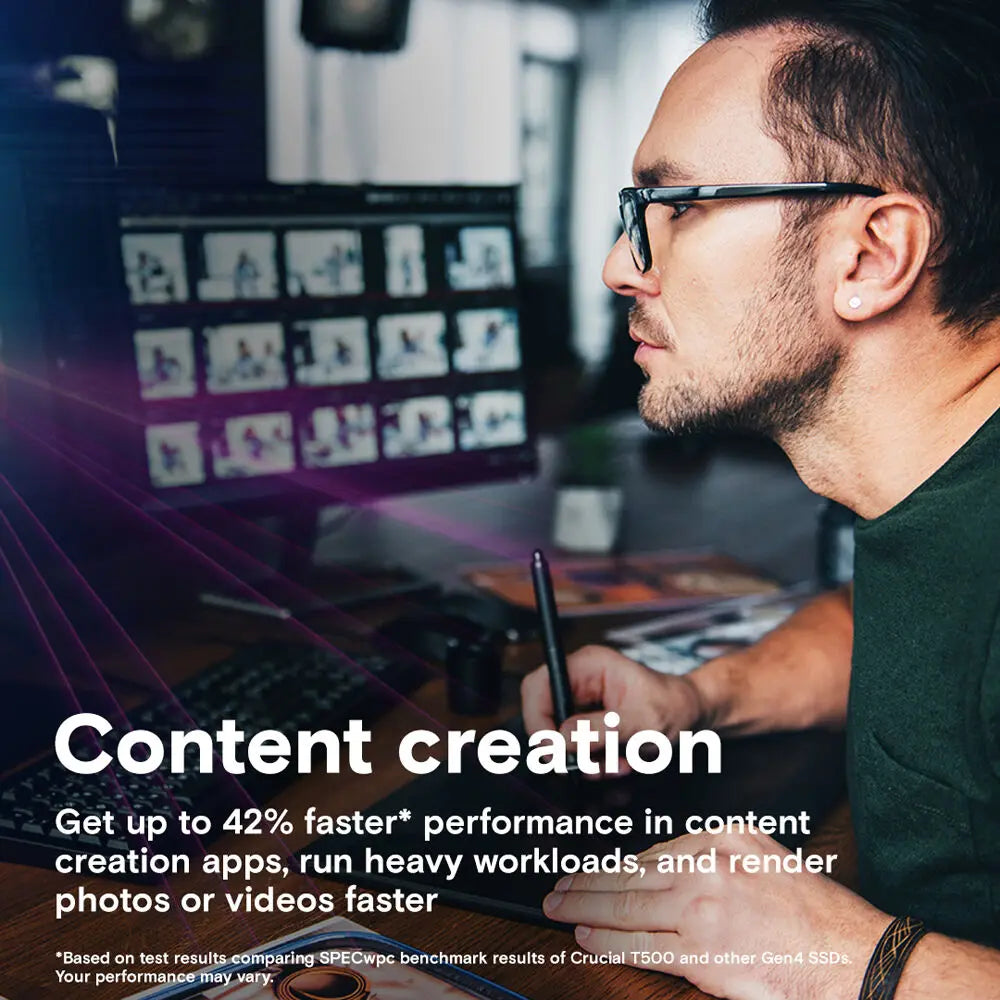 Crucial T500 4TB PCIe Gen4 x4 NVMe M.2 Internal Solid State Drive My Store