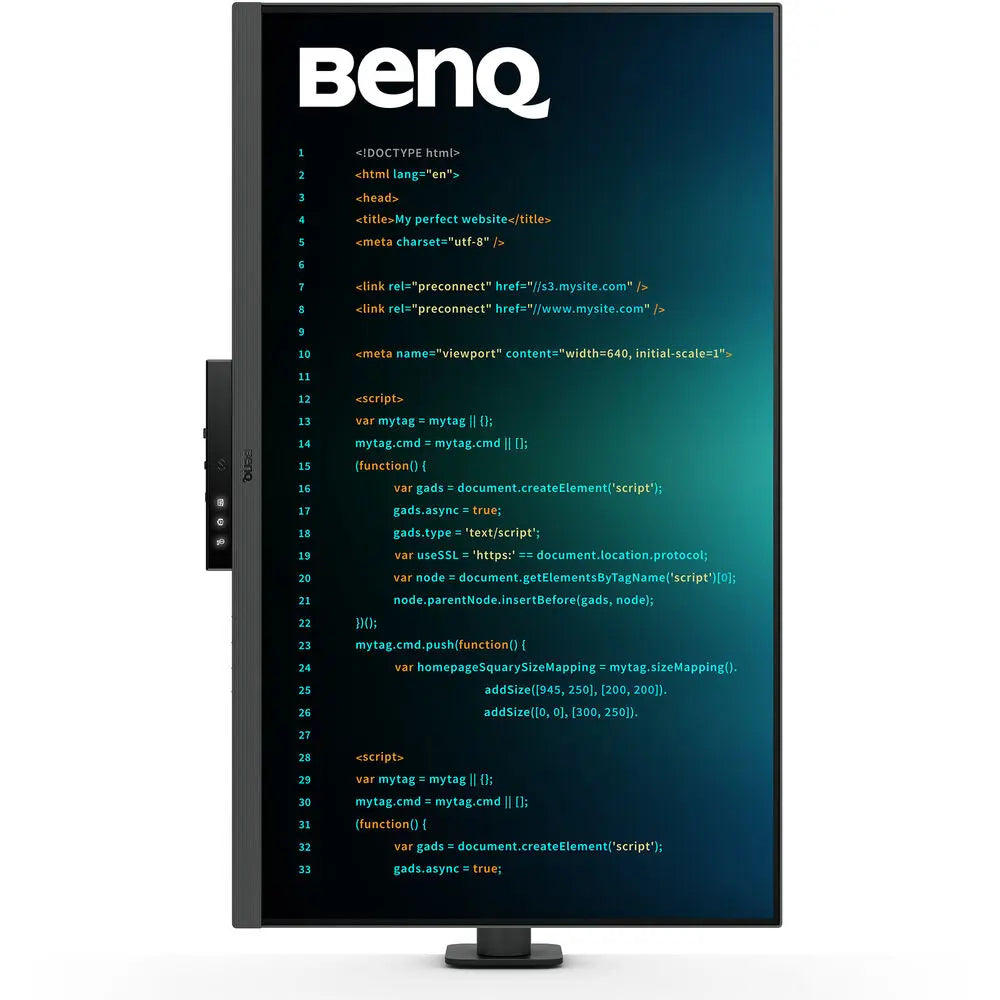 BenQ RD320UA 32” 2160p 4K UHD Programming Monitor with MoonHalo Flexible Arm and Built-in Speaker My Store
