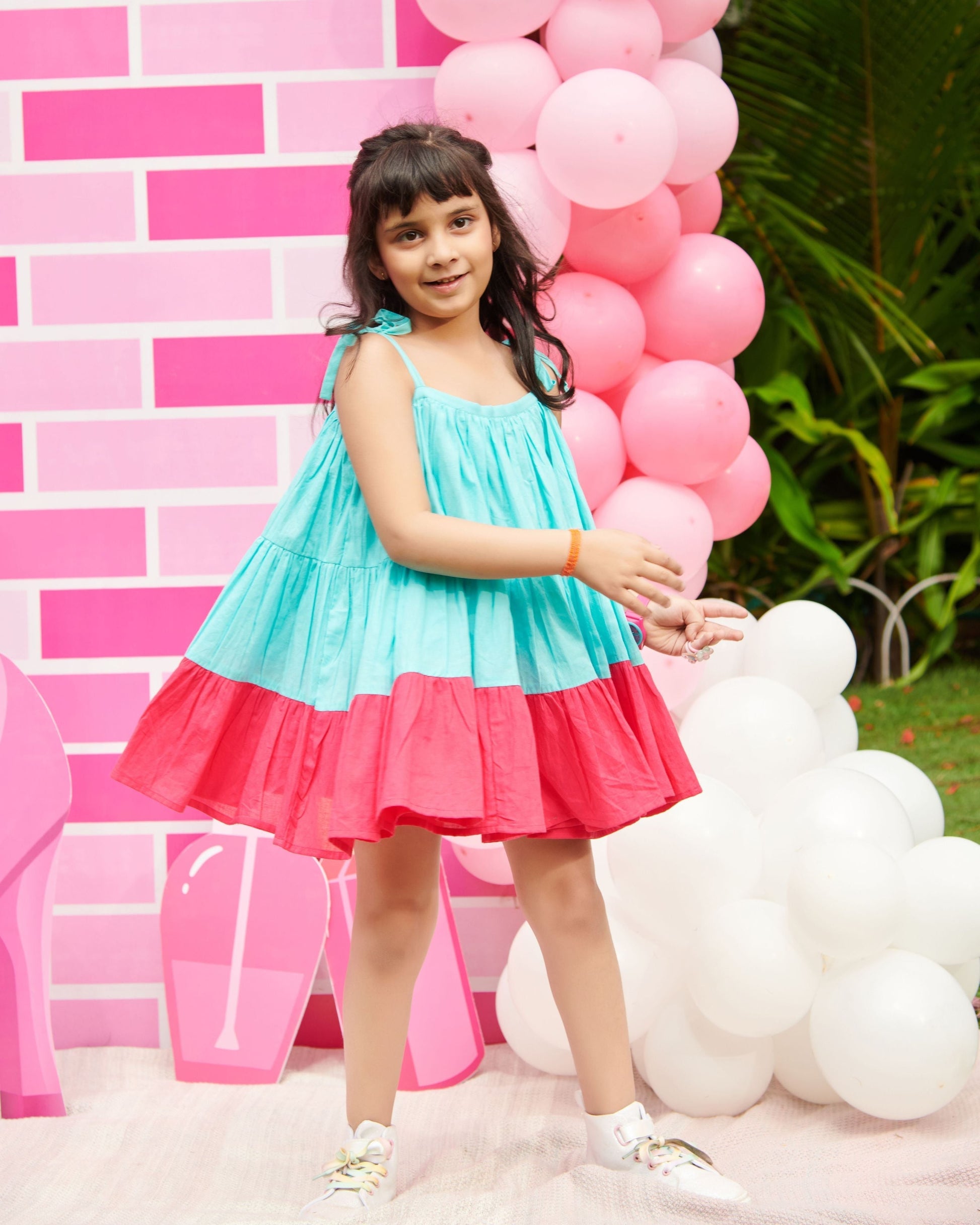 Erica Tier Cotton Dress My Store