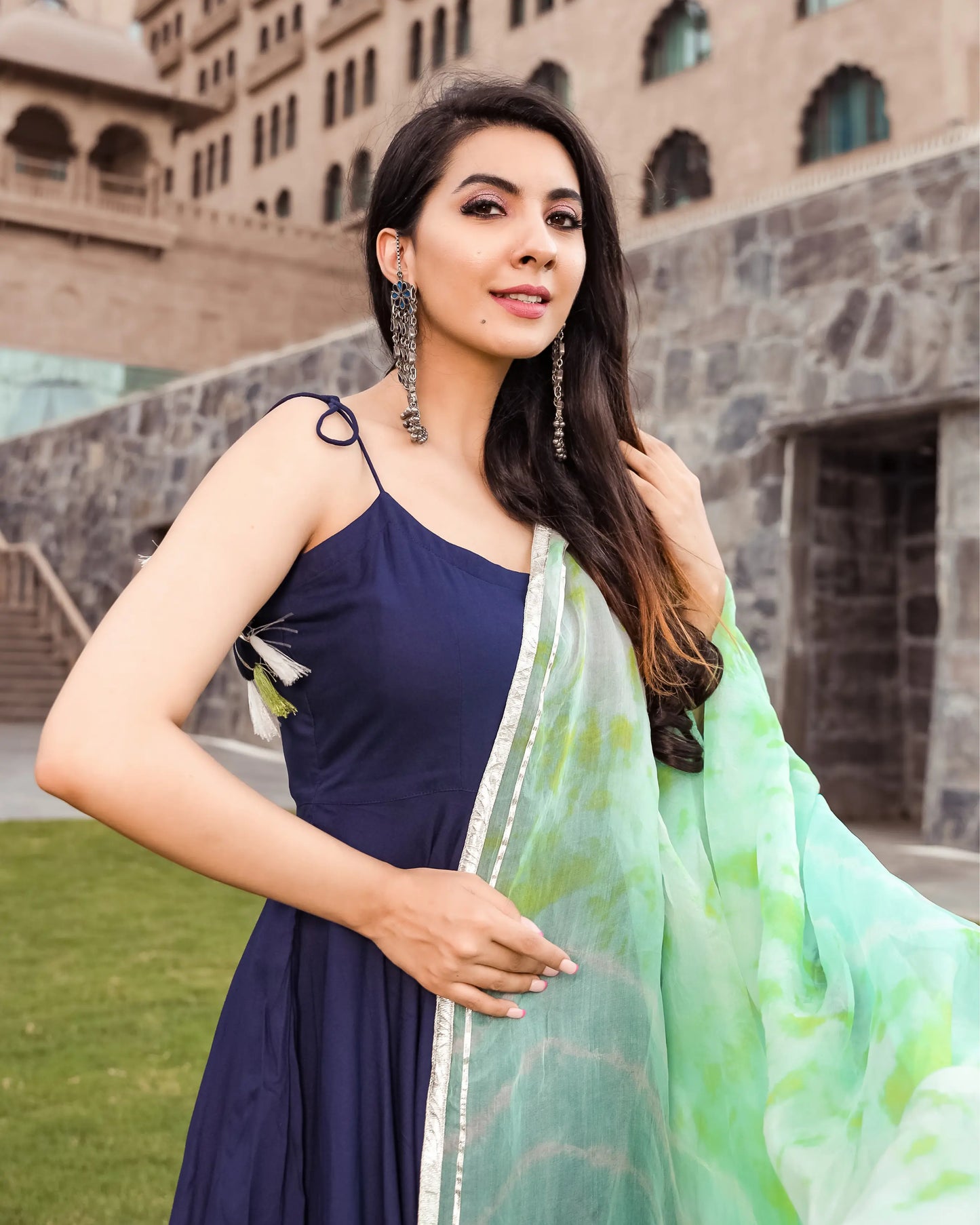 Dark Knight Tie Dye Gota Suit Set My Store