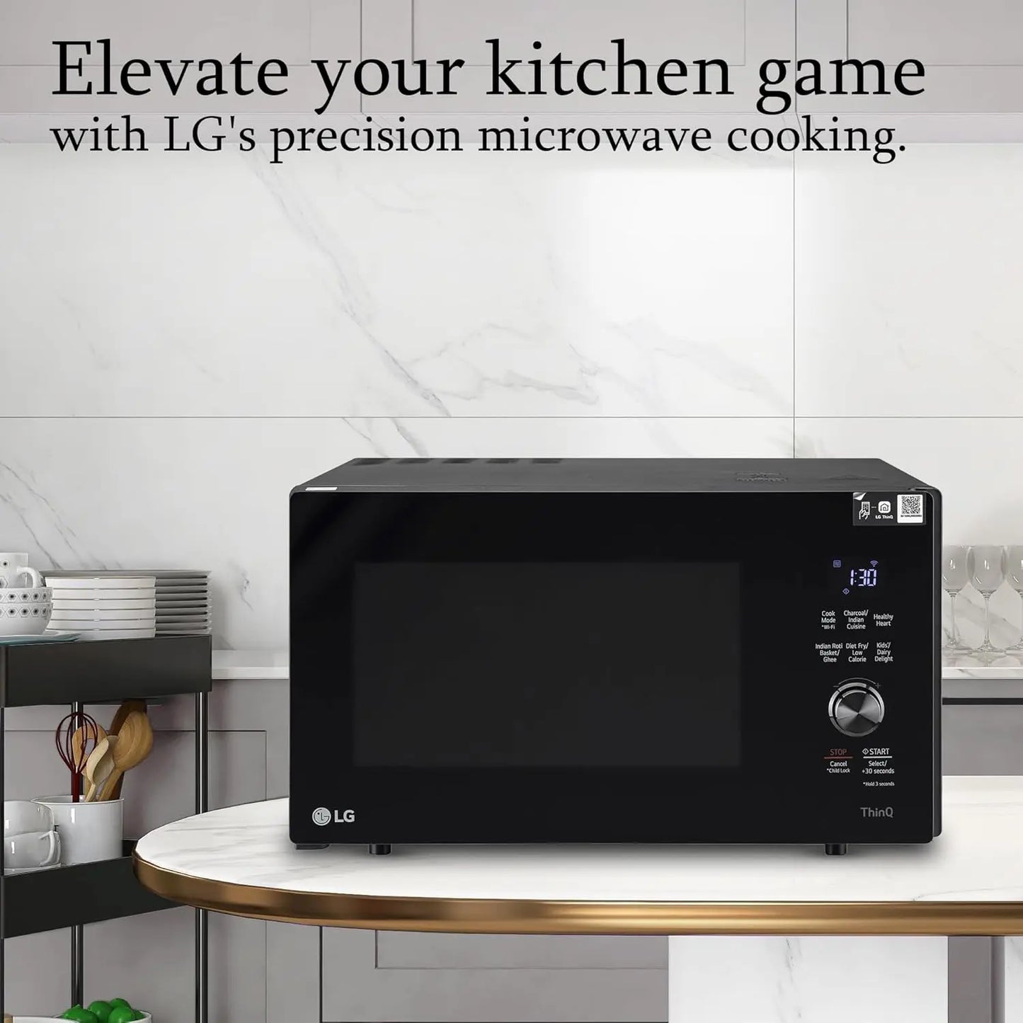 LG 28 L Wi-Fi Enabled Charcoal Convection Healthy Microwave Oven (MJEN286UFW.DBKQILN) My Store