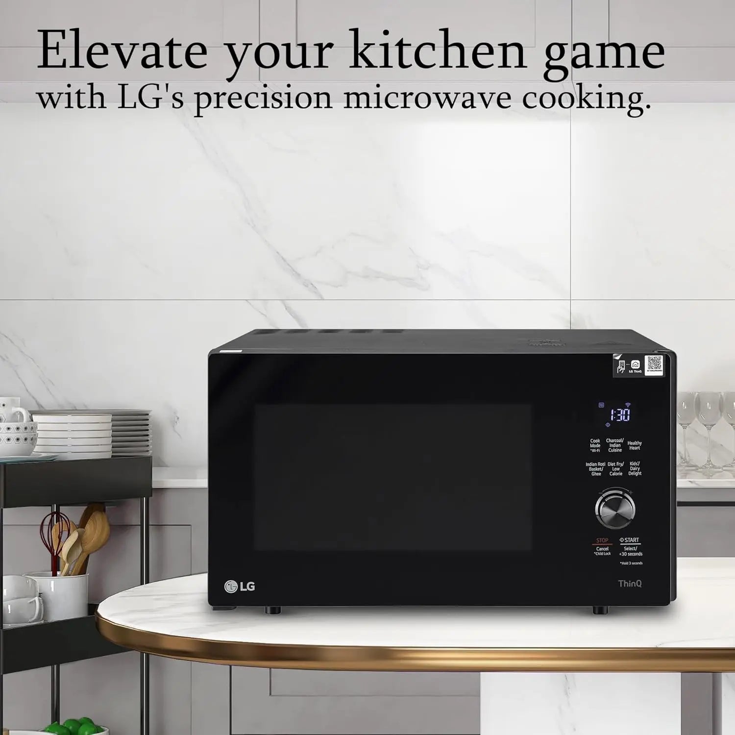 LG 28 L Wi-Fi Enabled Charcoal Convection Healthy Microwave Oven (MJEN286UFW.DBKQILN) My Store