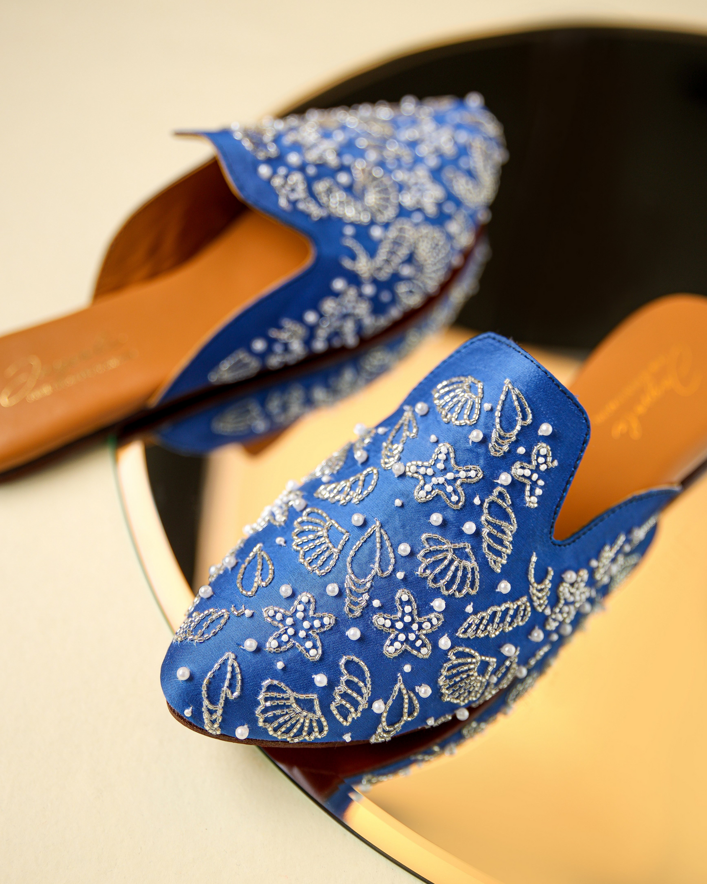 Blue Jasper Handcrafted Mules My Store