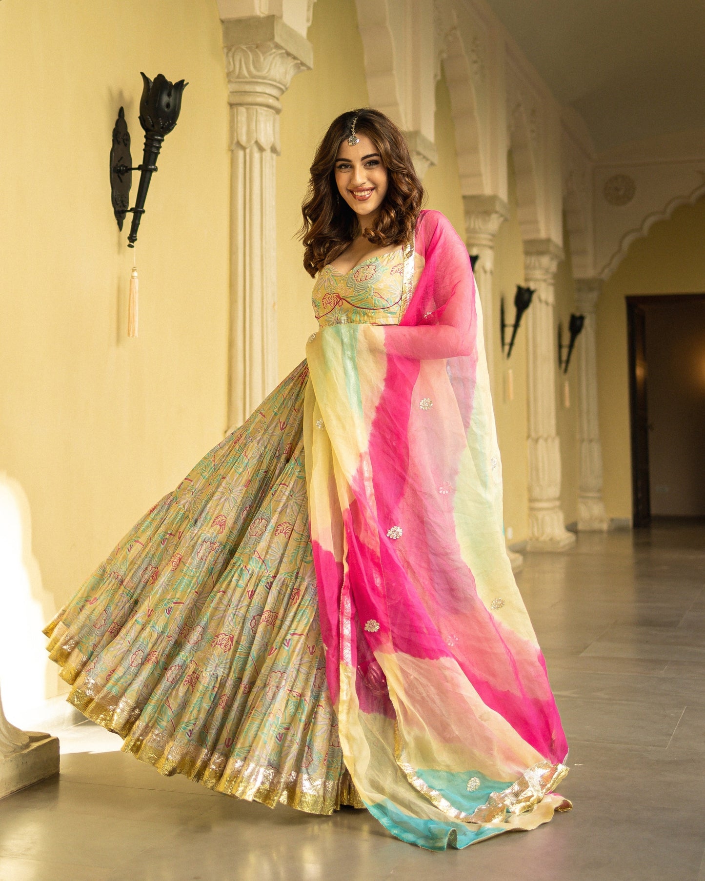 Ayla Chanderi Lehenga Set My Store