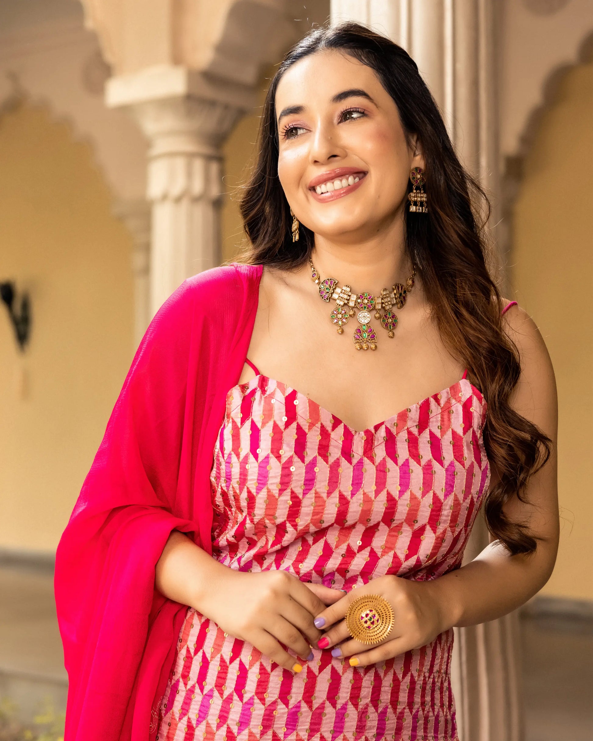 Jafrin Georgette Sharara Set My Store