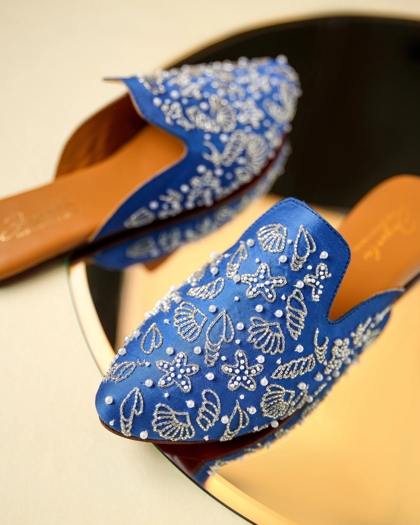Blue Jasper Handcrafted Mules My Store