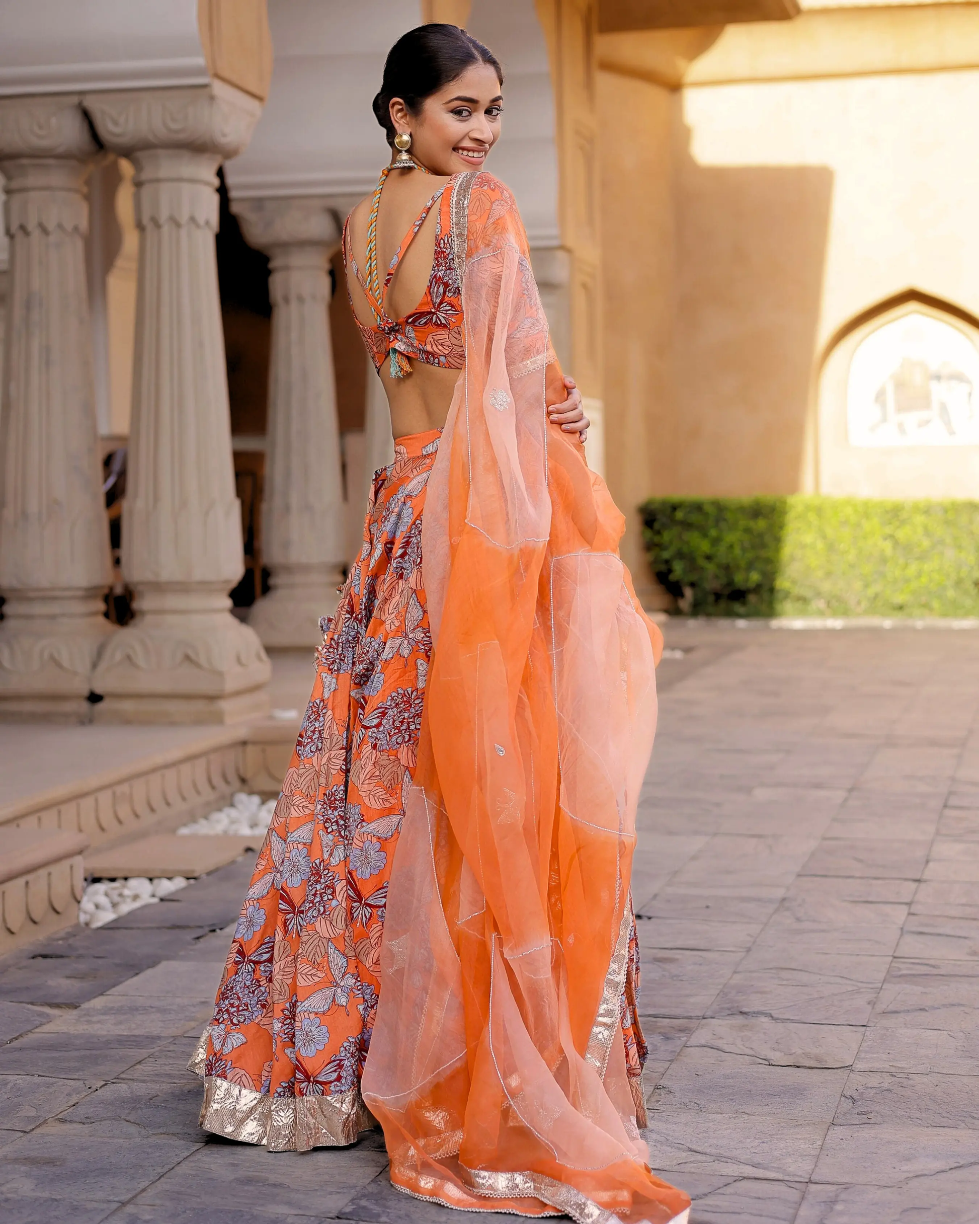 Nayan Chanderi Lehenga Set My Store