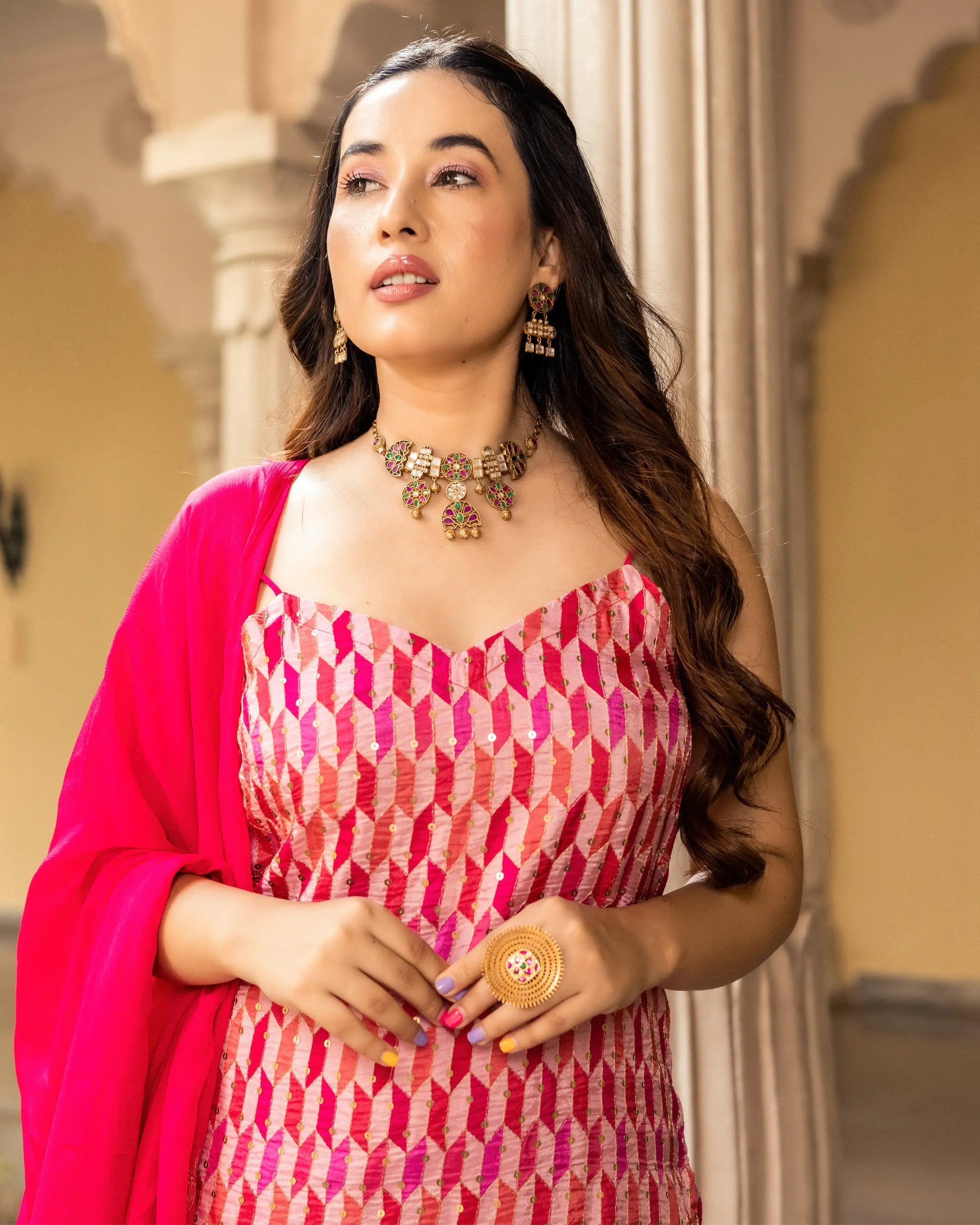 Jafrin Georgette Sharara Set My Store