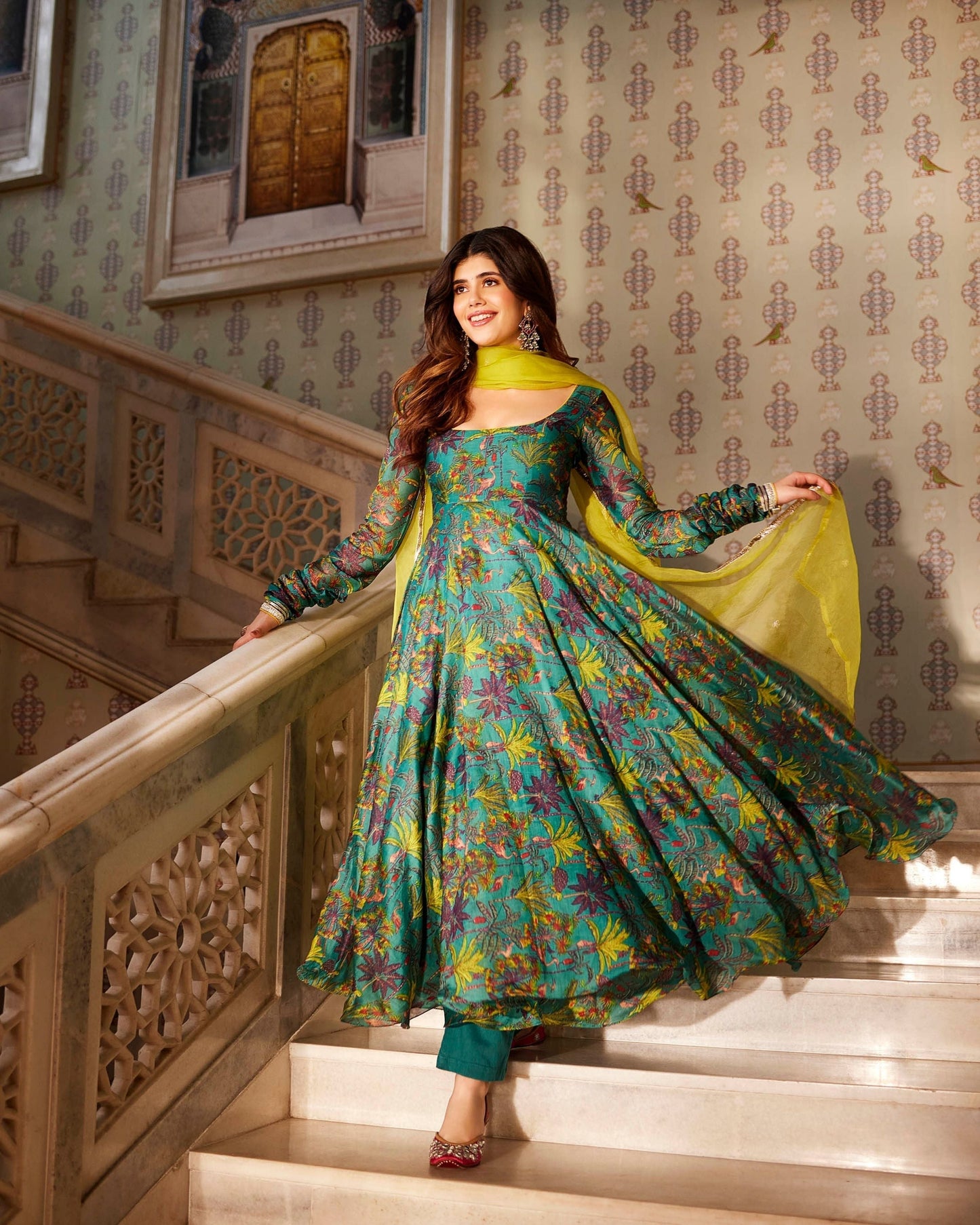 Vairea Chanderi Suit Set My Store