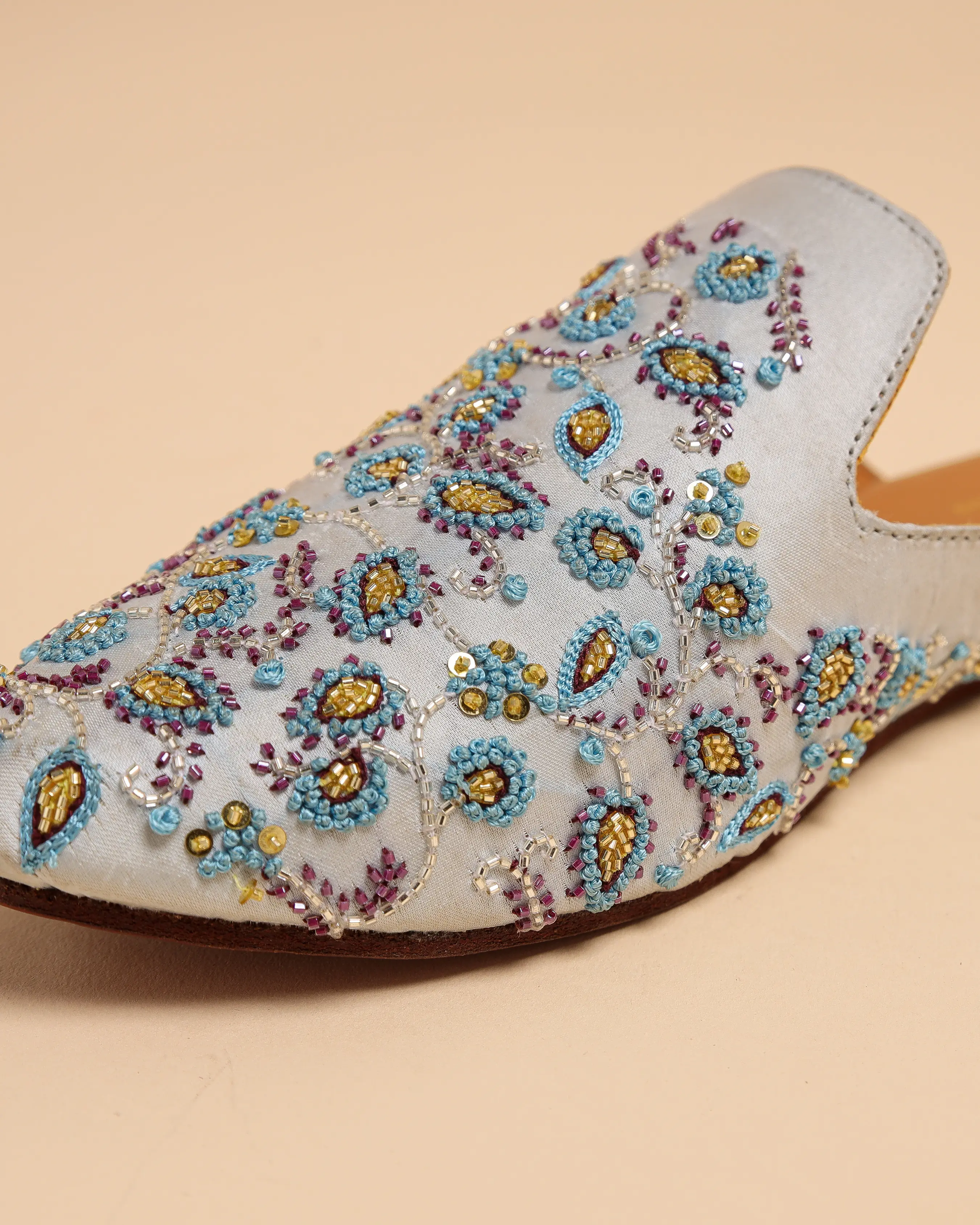 French Knots Handcrafted Mules My Store